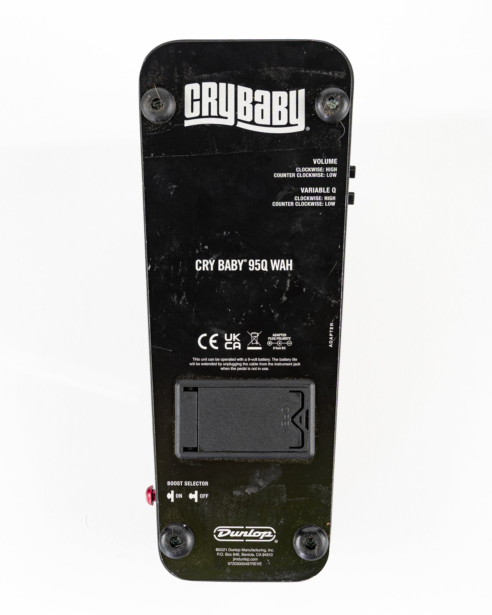 USED Dunlop 95Q Cry Baby Wah Pedal