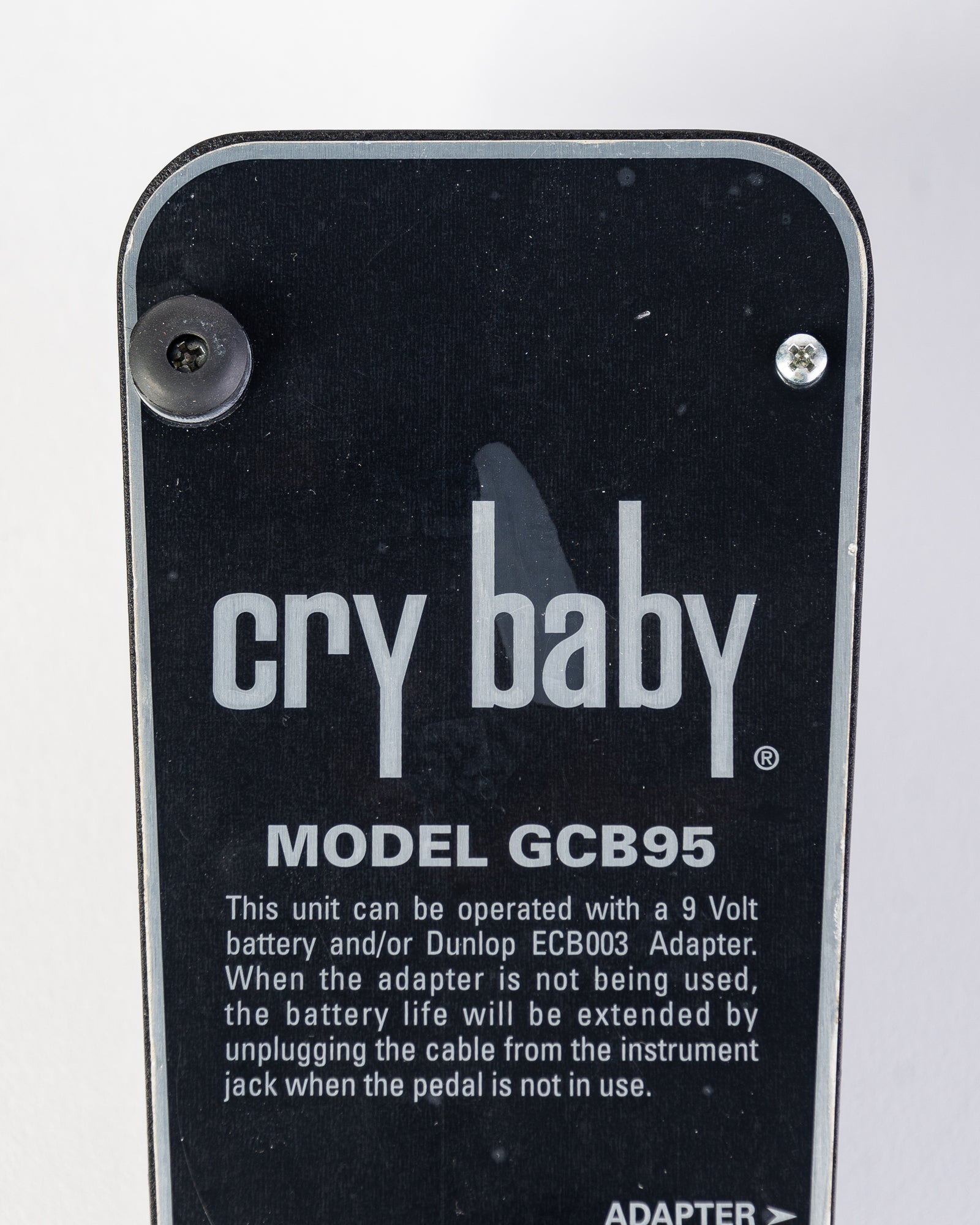 USED Dunlop Cry Baby GCB95 w/ Truetone 1 Spot Power Supply
