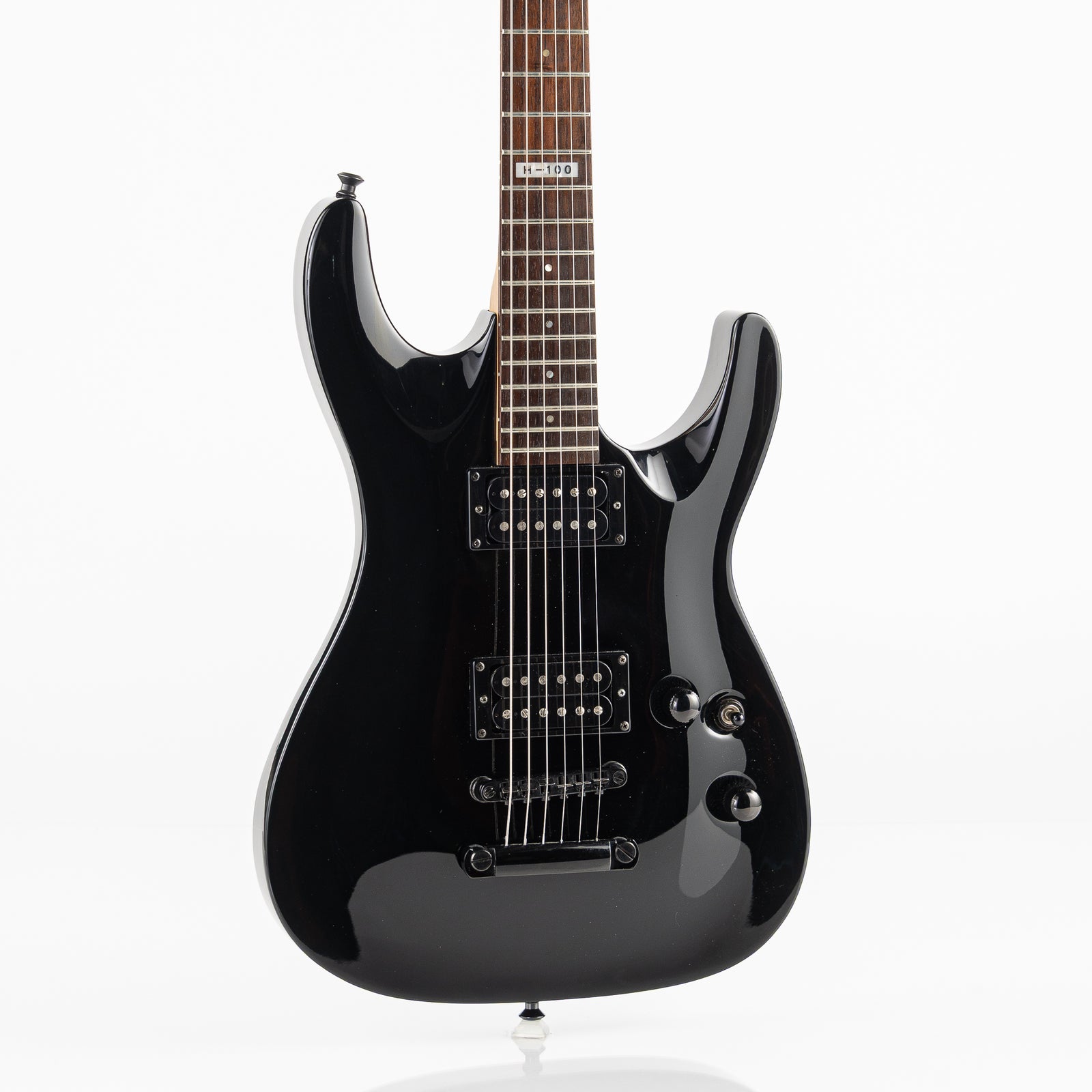 USED 2002 ESP LTD H-100 Electric Guitar - Gloss Black