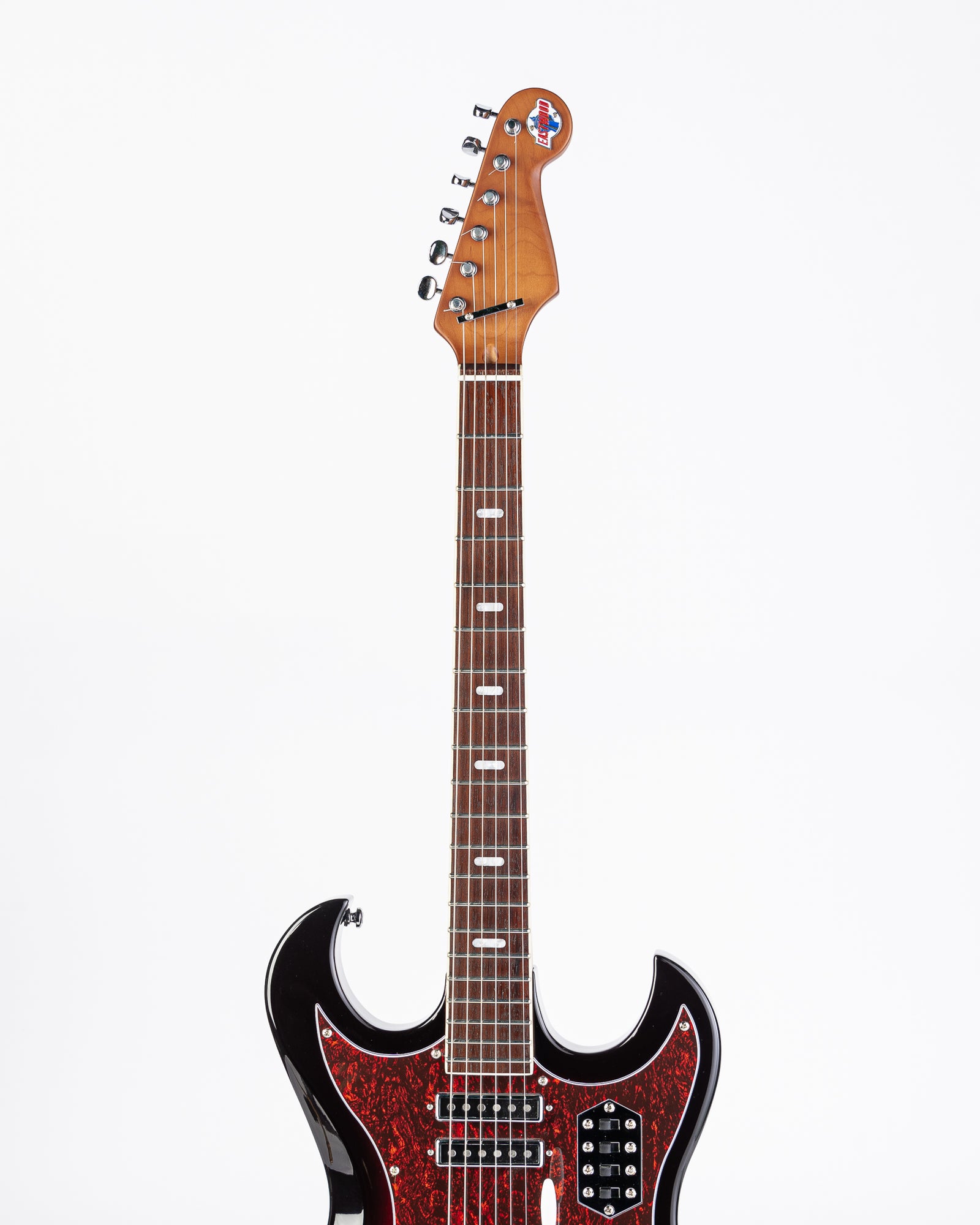 USED Eastwood SD-40 Hound Dog Electric Guitar- Redburst