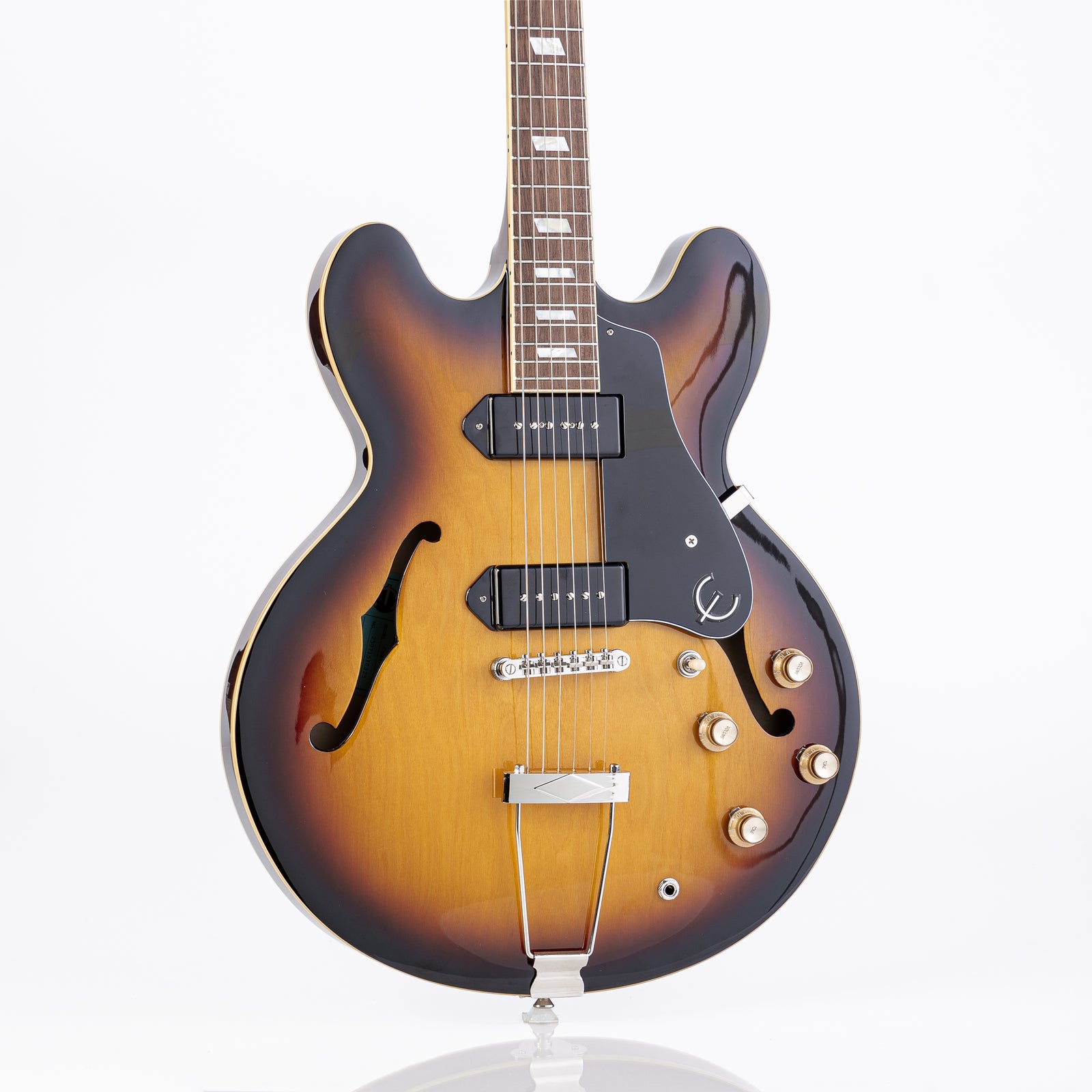 USED Epiphone Casino Semi-Hollow Electric Guitar- Sunburst with HSC
