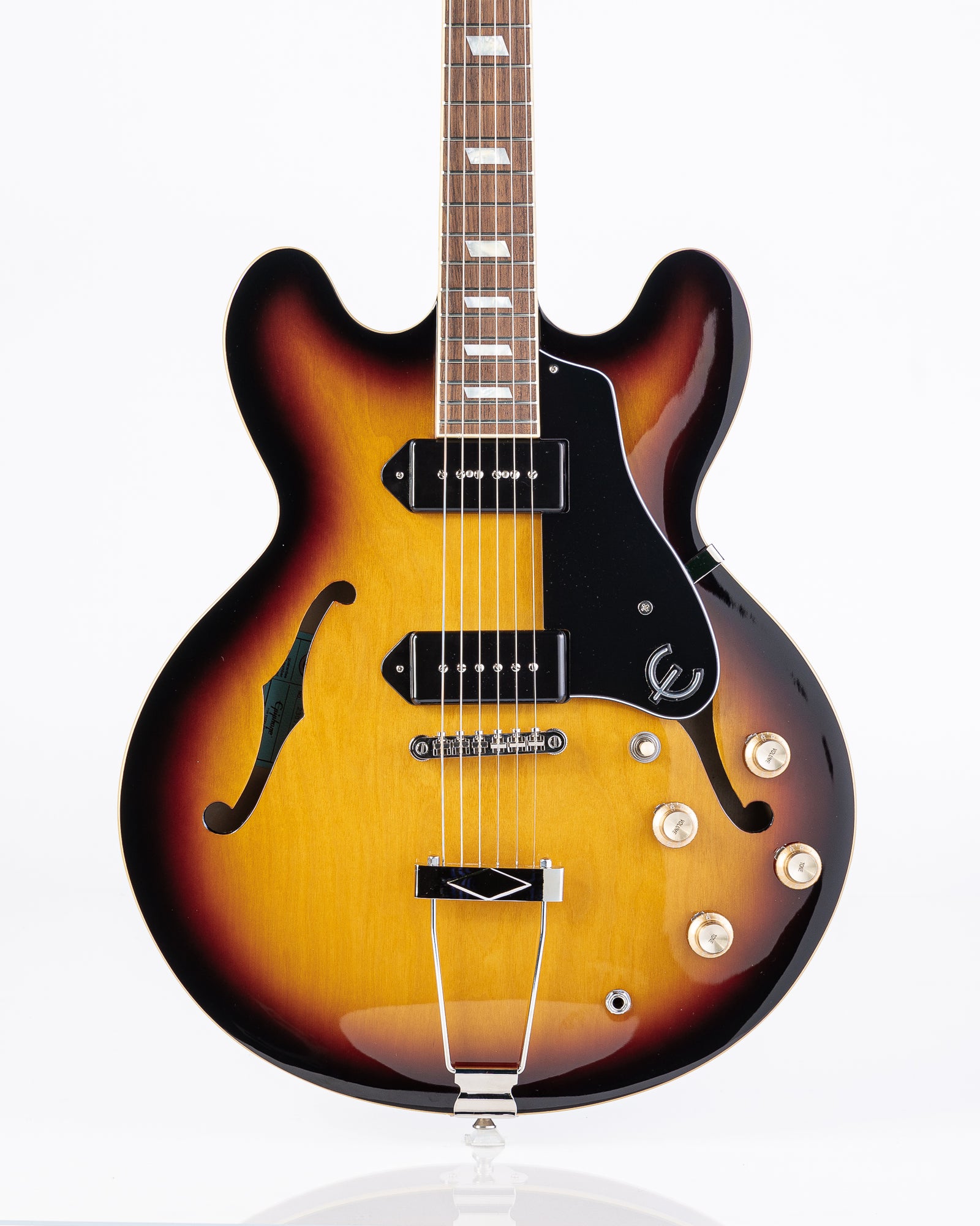 USED Epiphone Casino Semi-Hollow Electric Guitar- Sunburst with HSC
