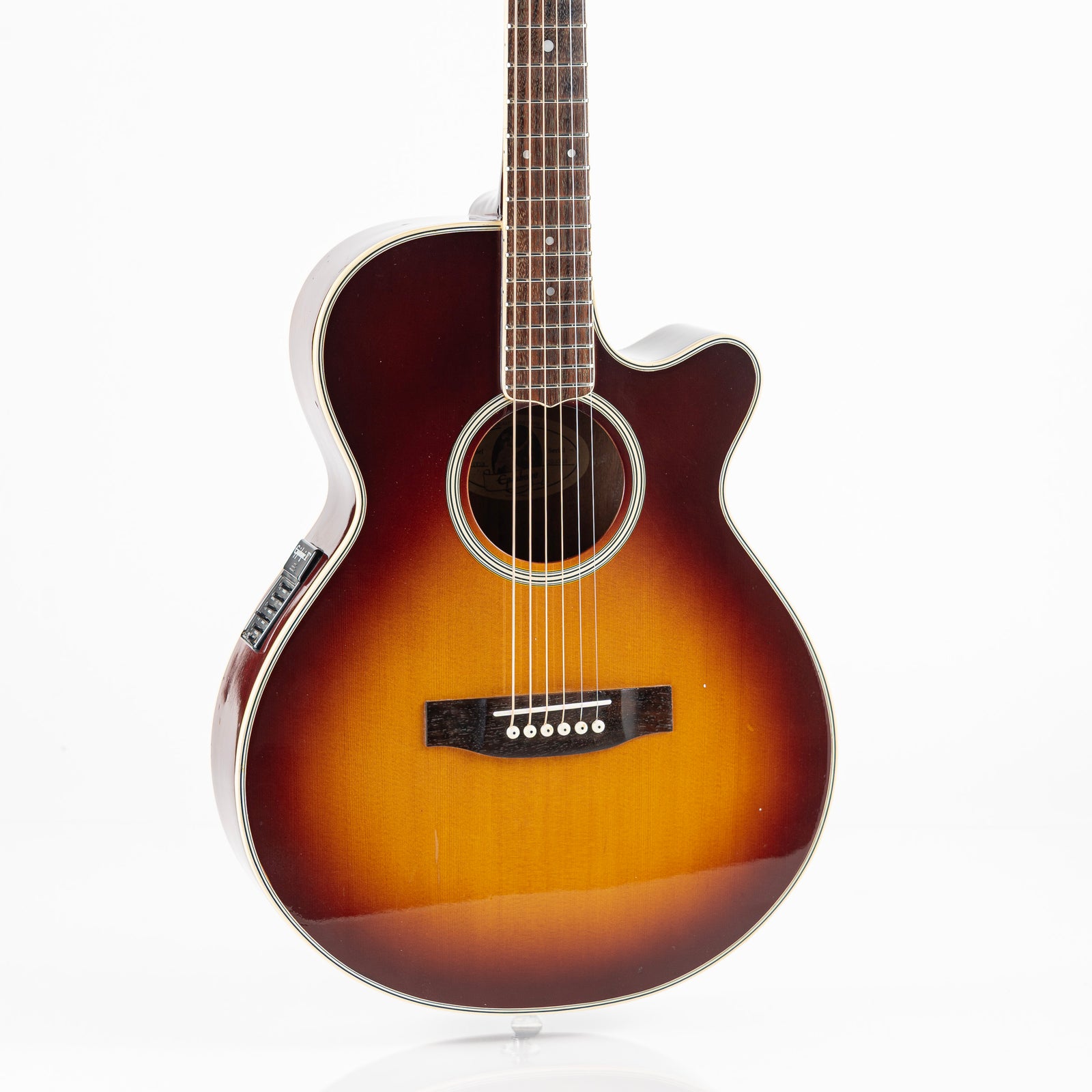 USED 90's Epiphone Orville EO-1 VSB Acoustic Electric Guitar - Vintage Sunburst