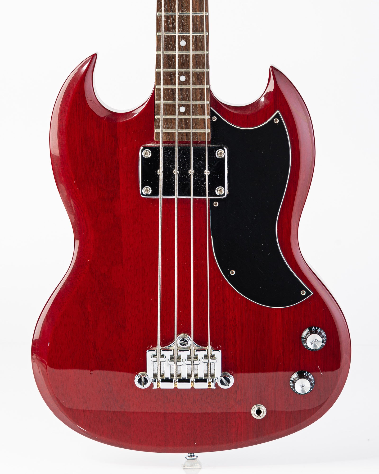 USED Epiphone EB-0 Bass Guitar - Cherry Red