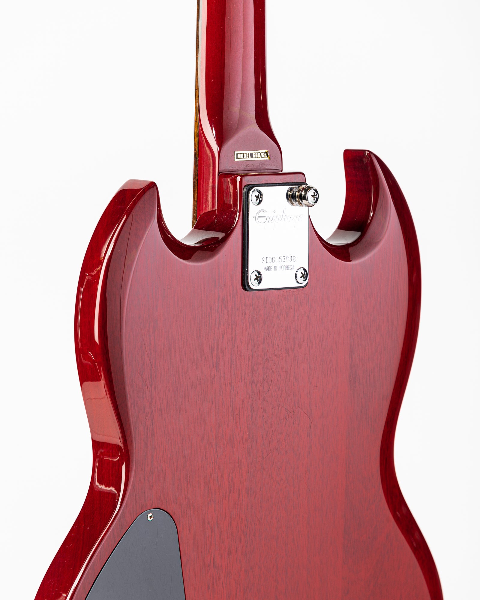 USED Epiphone EB-0 Bass Guitar - Cherry Red