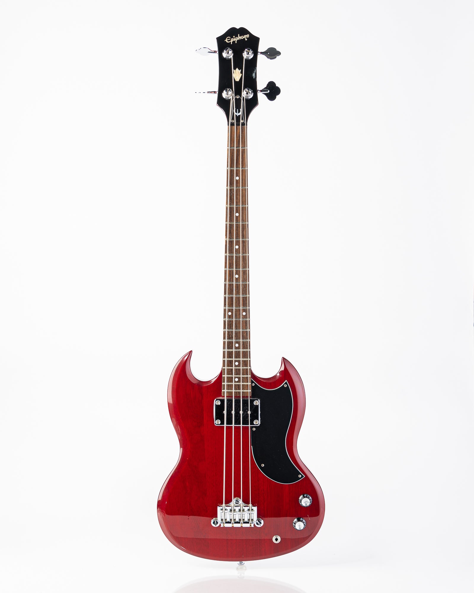 USED Epiphone EB-0 Bass Guitar - Cherry Red