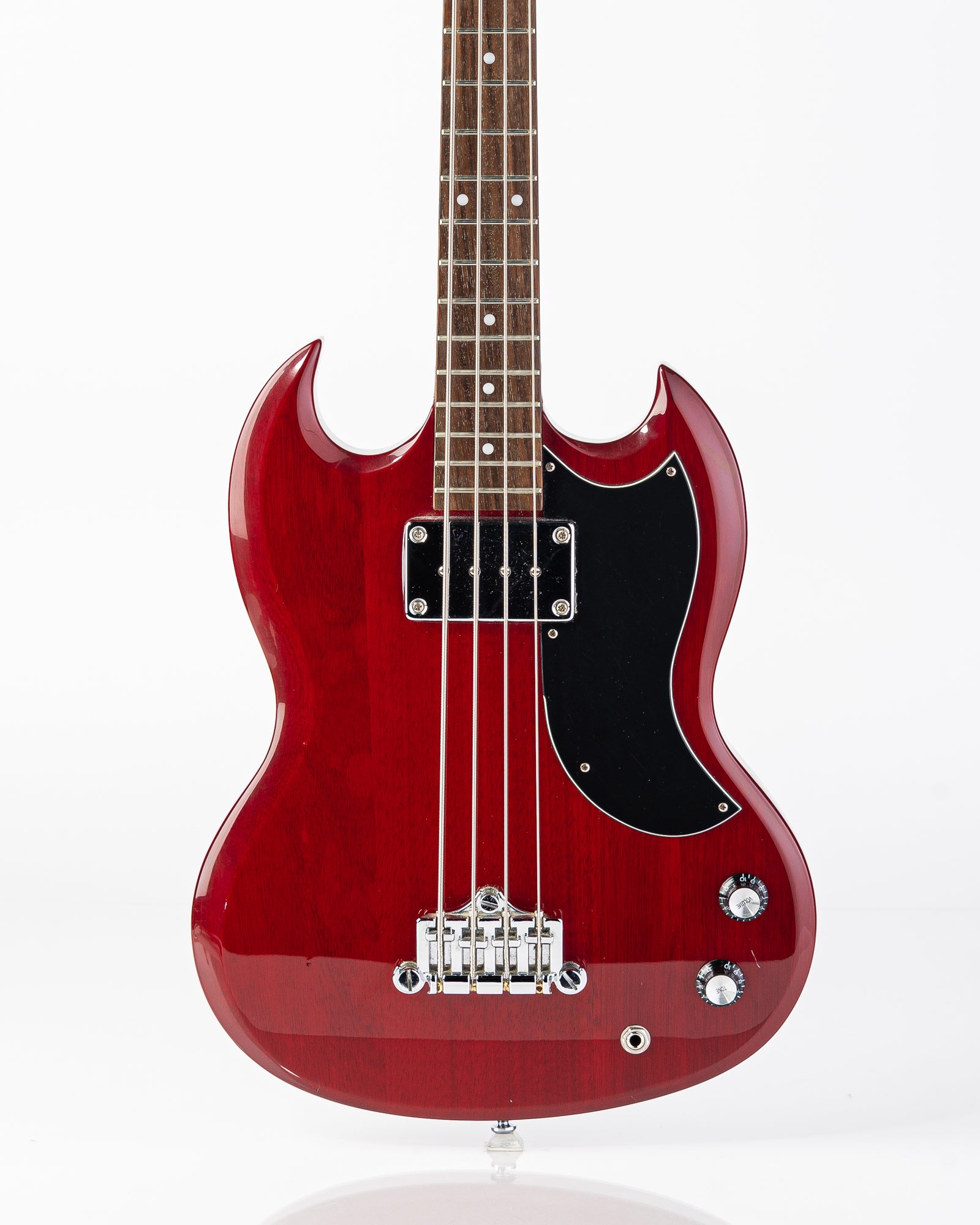 USED Epiphone EB-0 Bass Guitar - Cherry Red