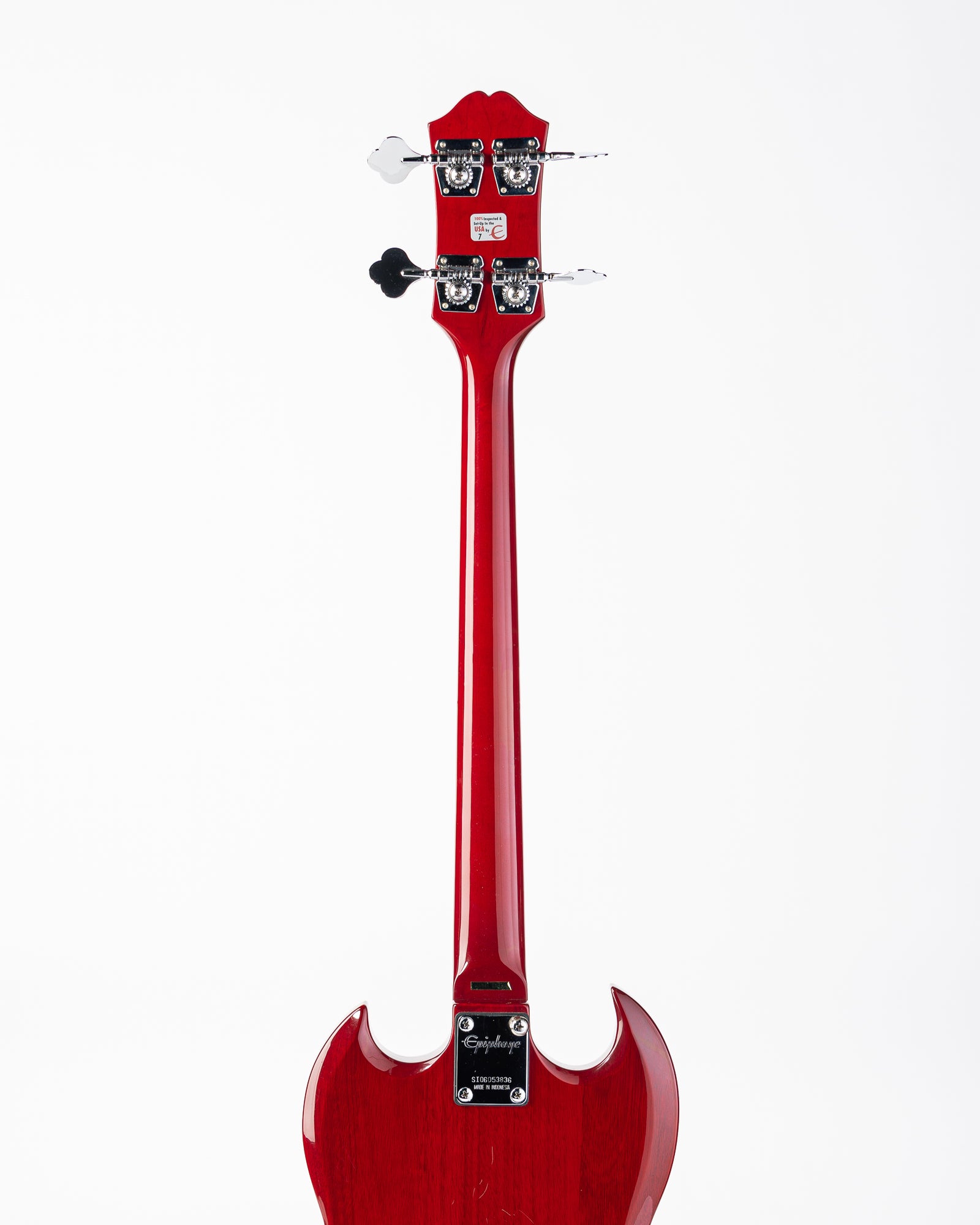 USED Epiphone EB-0 Bass Guitar - Cherry Red