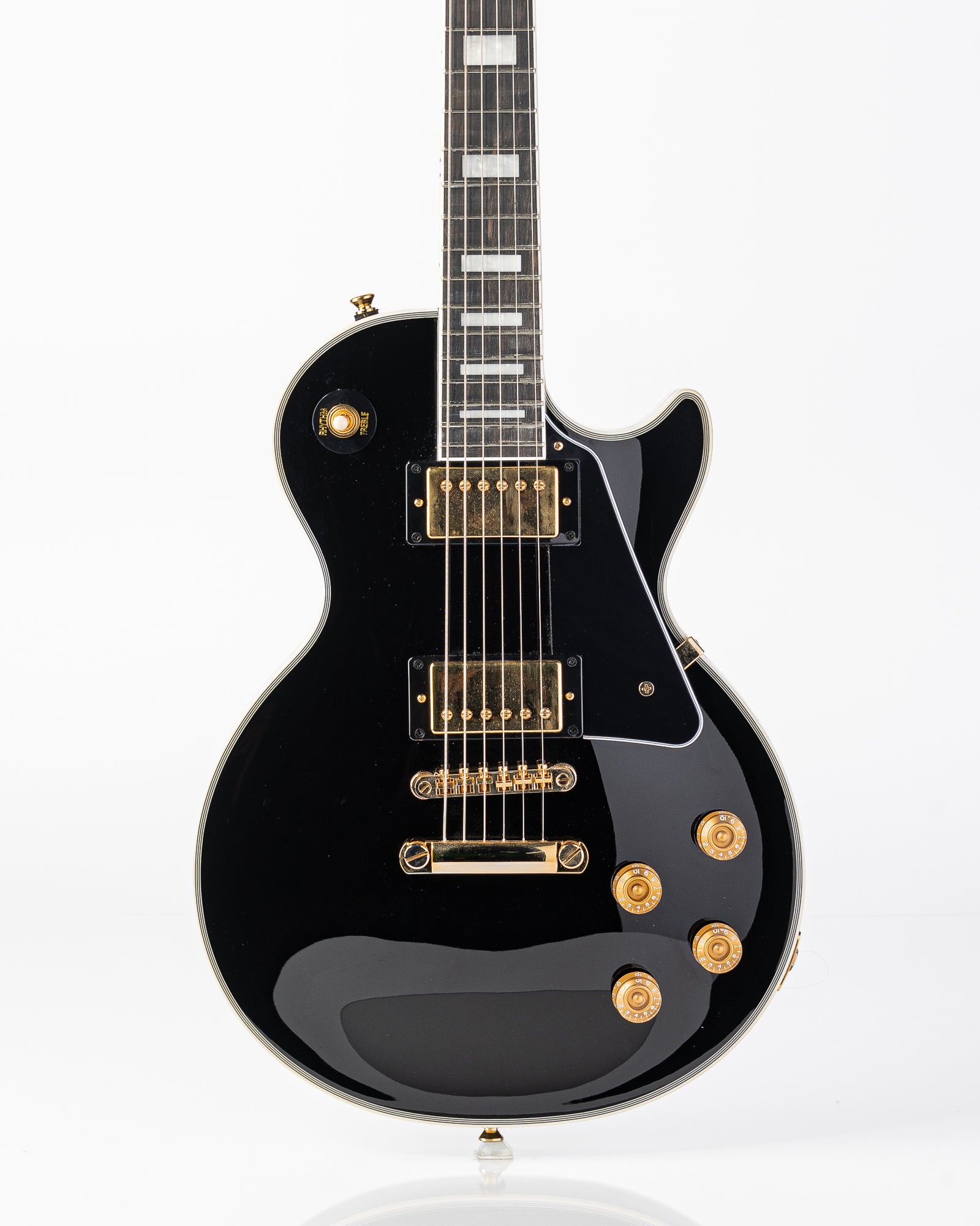 USED Epiphone Les Paul Custom Electric Guitar - Ebony