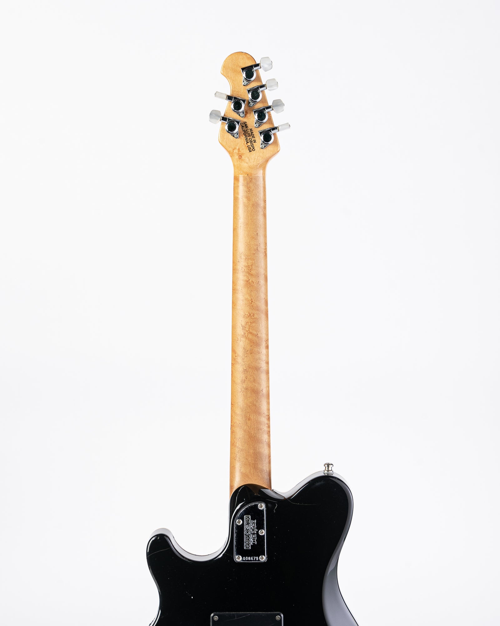 USED Ernie Ball Music Man Axis Super Sport Electric Guitar - Translucent Orange w/OHSC