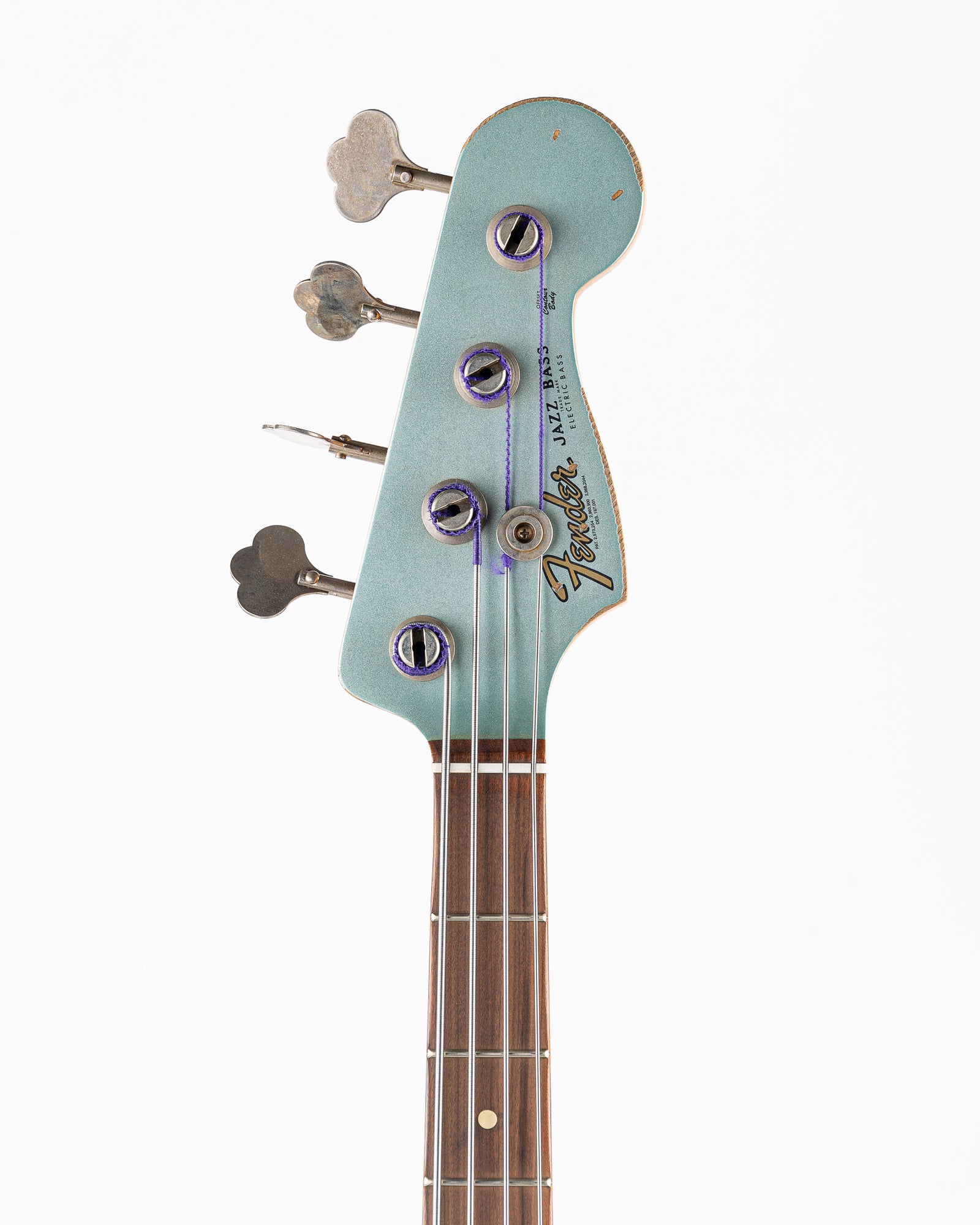 USED Fender 60th Anniversary Road Worn '60s Jazz Bass - Firemist Silver with Hardshell Case