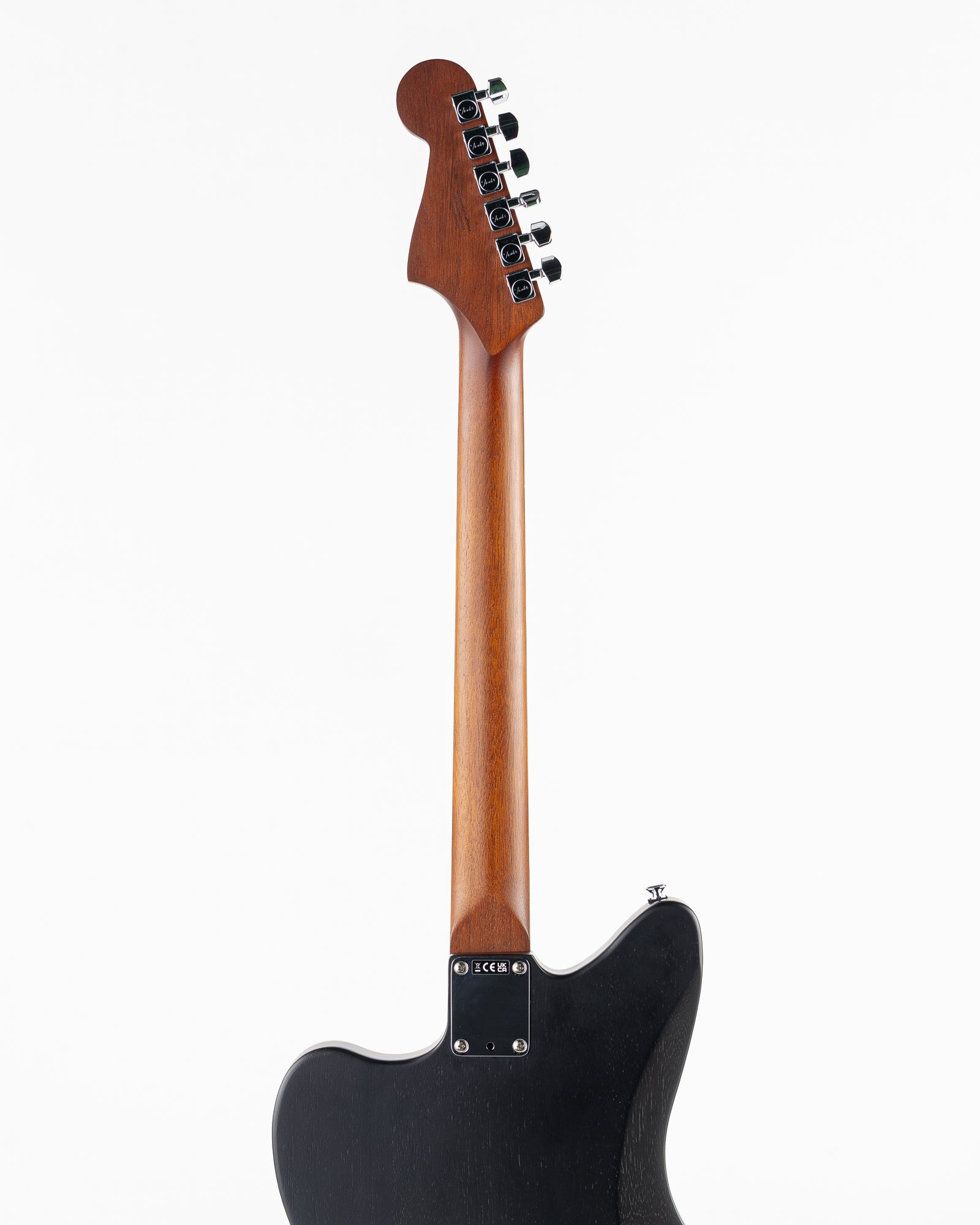 USED Fender Acoustasonic Standard Jazzmaster Acoustic Electric Guitar - Matte Black