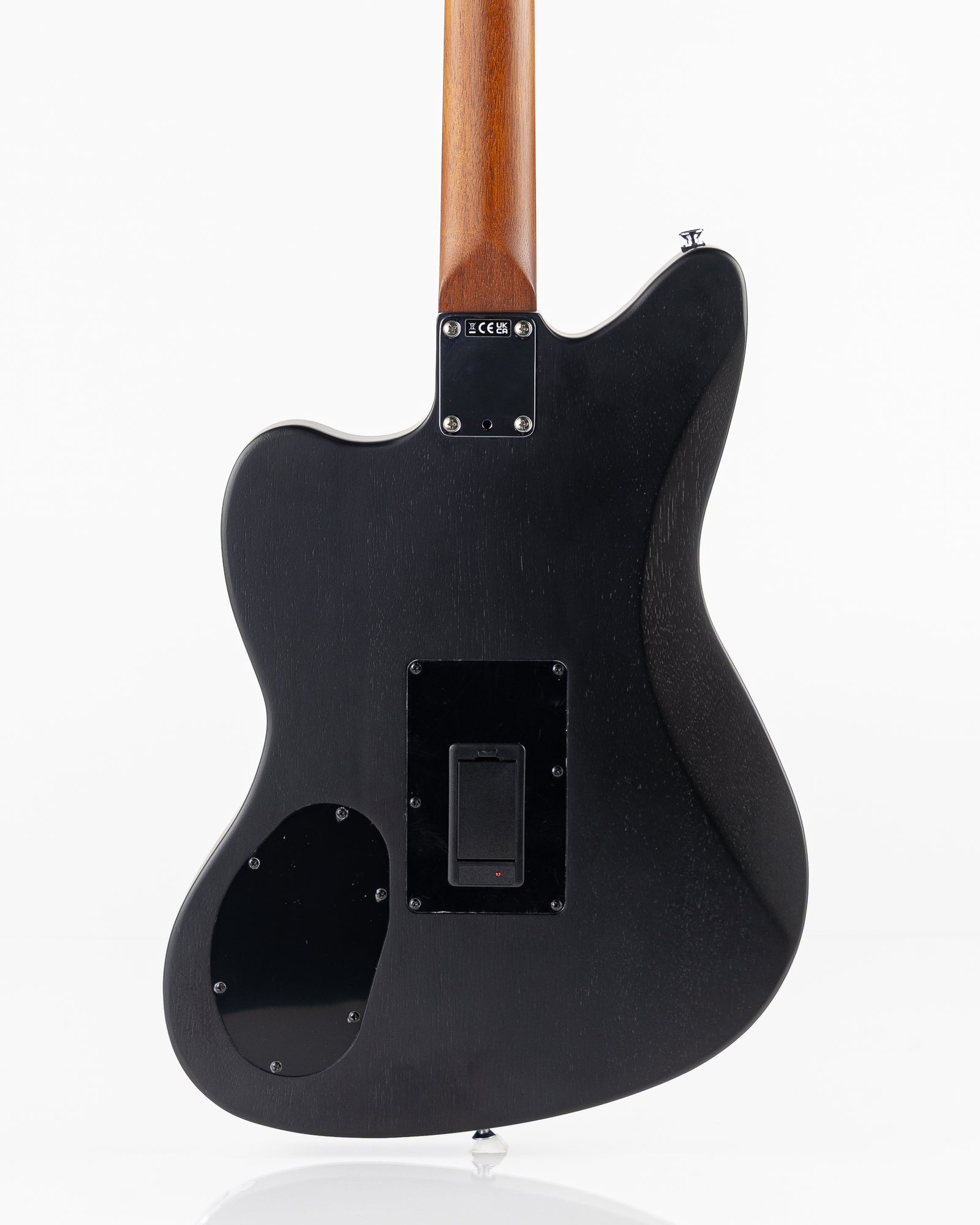 USED Fender Acoustasonic Standard Jazzmaster Acoustic Electric Guitar - Matte Black