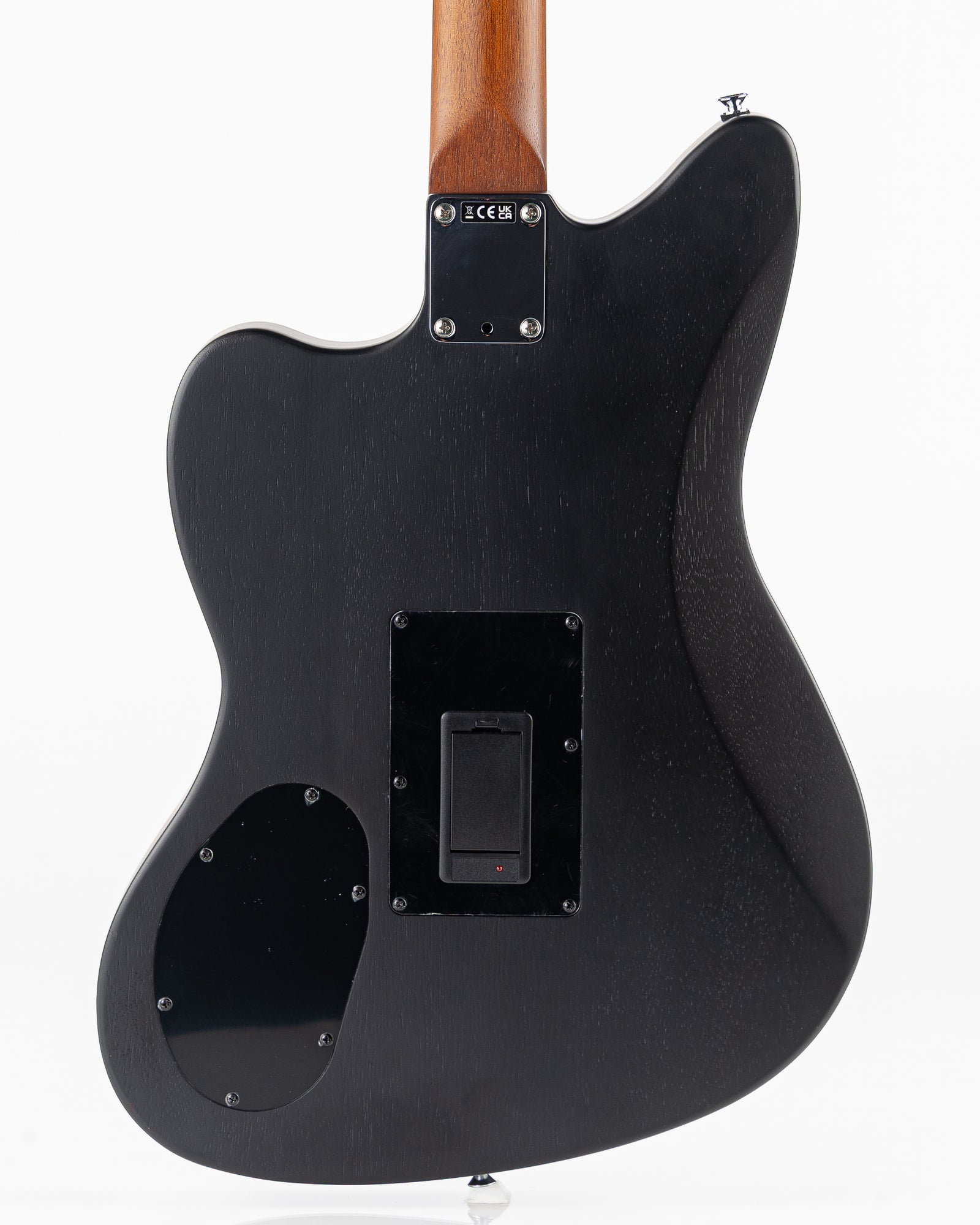 USED Fender Acoustasonic Standard Jazzmaster Acoustic Electric Guitar - Matte Black