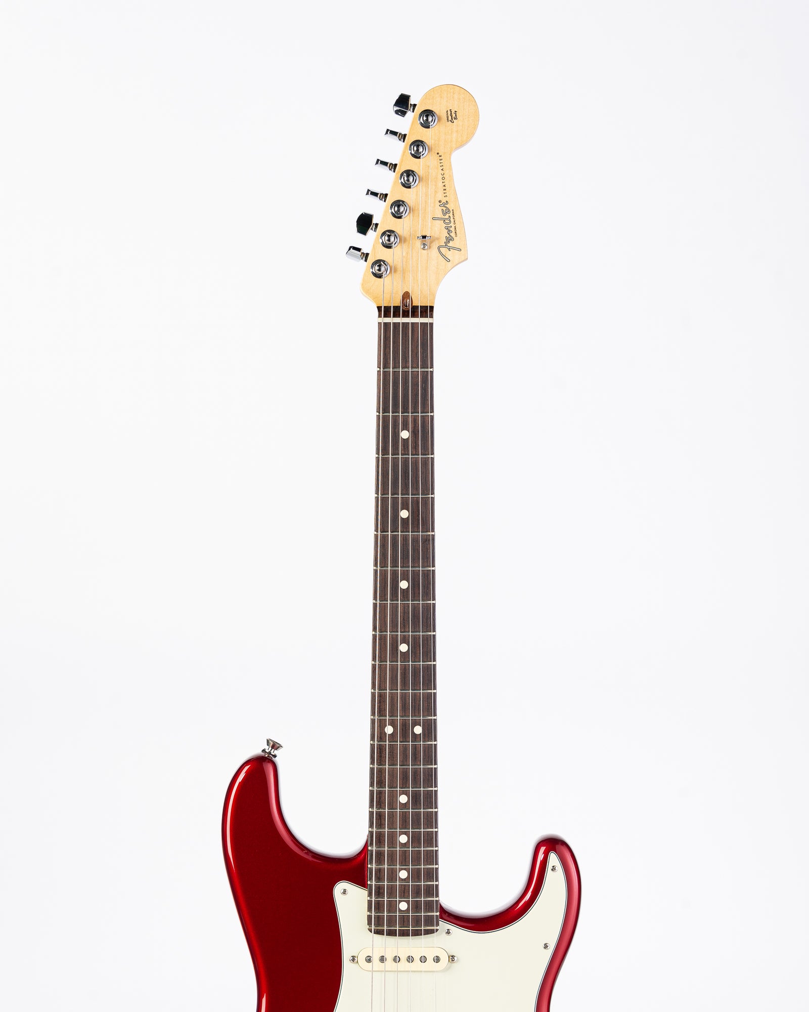 USED Fender American Professional Stratocaster Shawbucker Electric Guitar- Candy Apple Red w/OHSC