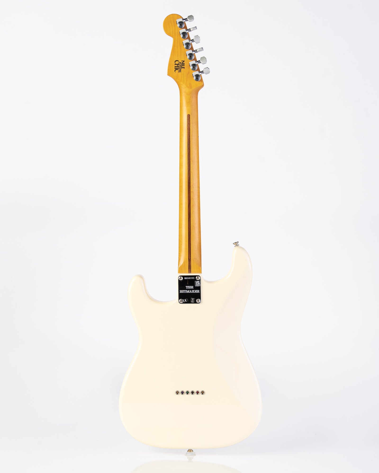 B-STOCK Fender Artist Series Nile Rodgers Hitmaker Stratocaster Electric Guitar with Maple Fingerboard - Olympic White