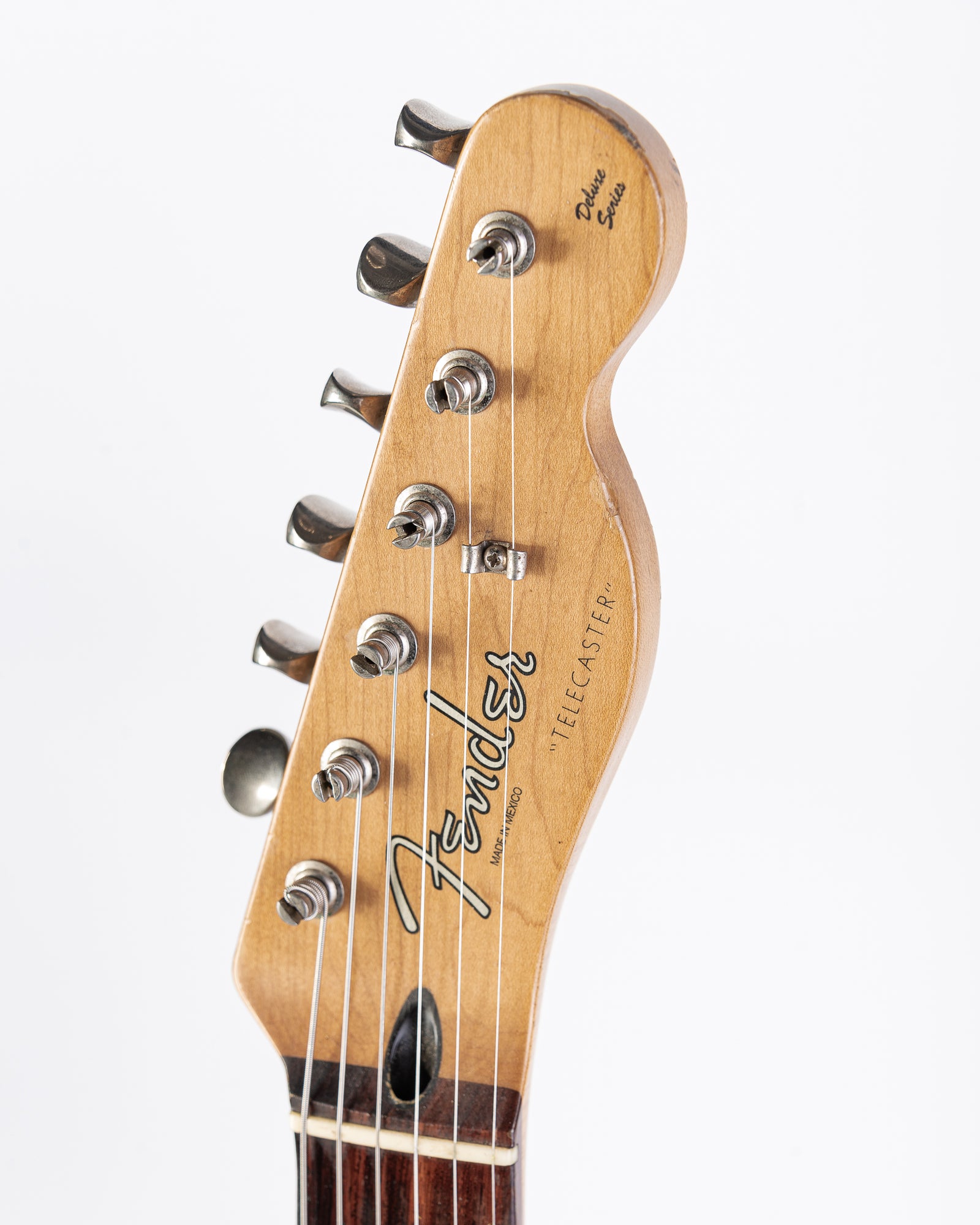 USED Fender Deluxe Nashville Power Telecaster with Fishman Powerbridge Electric Guitar- 2 Tone Burst with Tweed HSC