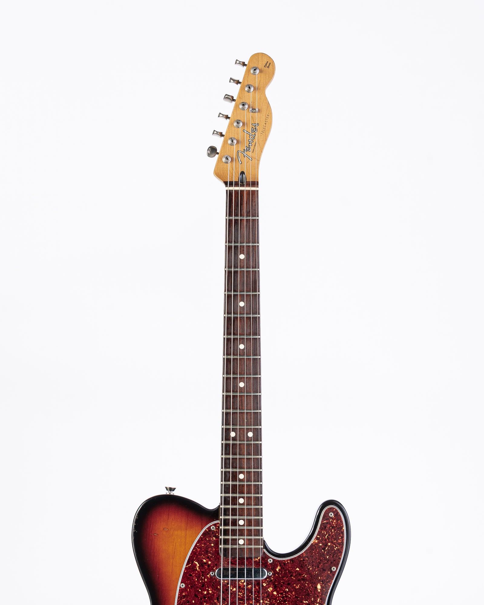 USED Fender Deluxe Nashville Power Telecaster with Fishman Powerbridge Electric Guitar- 2 Tone Burst with Tweed HSC