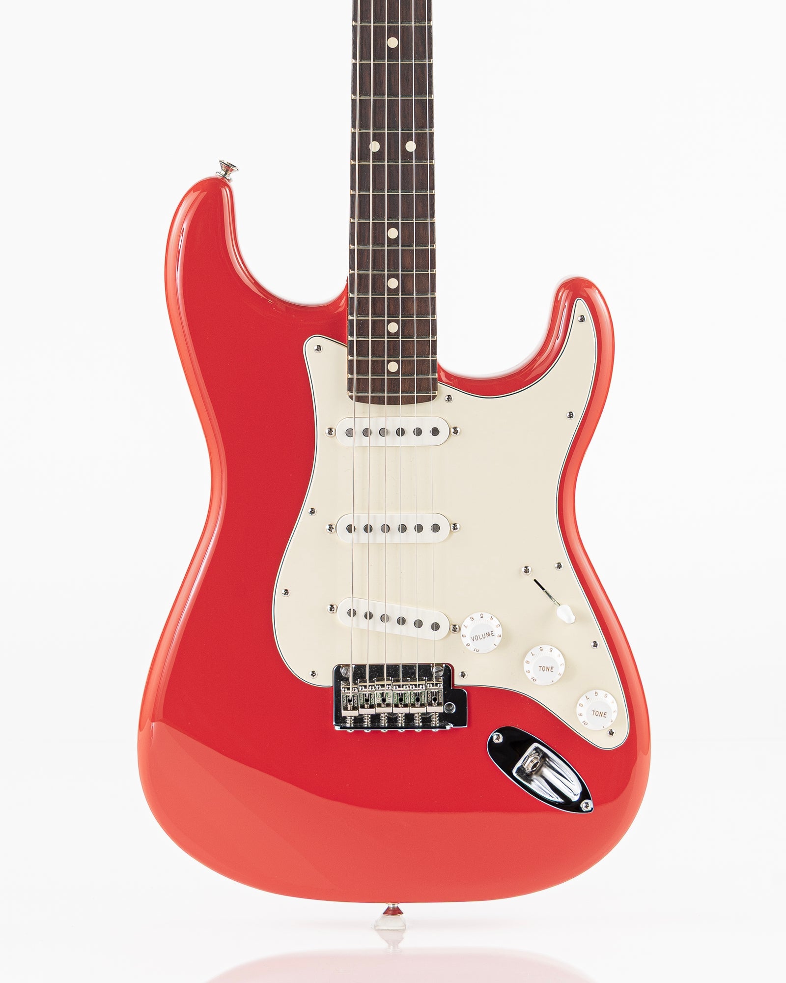 USED 2024 Fender Player II 70th Anniversary Stratocaster Electric Guitar with John Mayer Big Dipper Pickups - Coral Red
