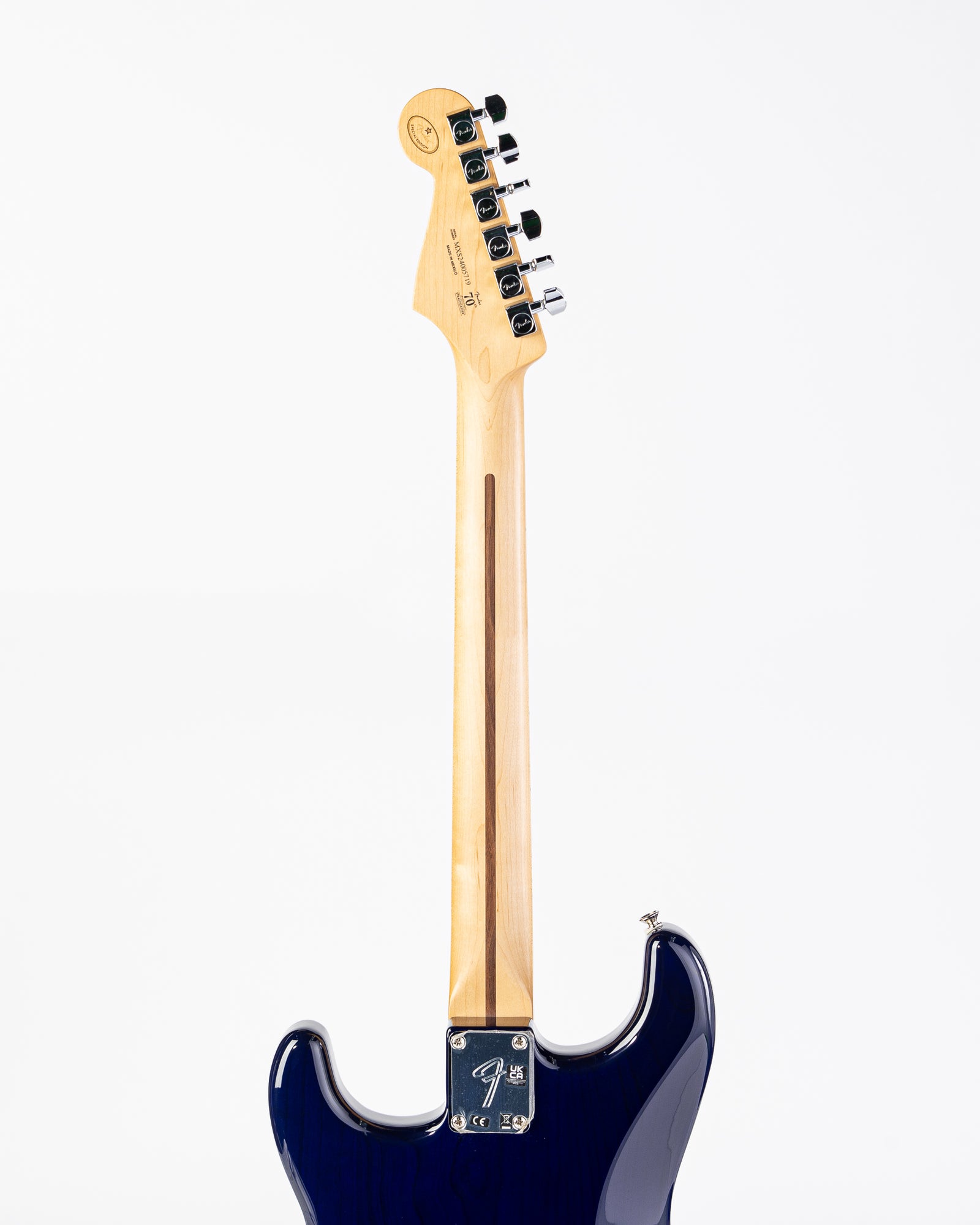 USED Fender Player Stratocaster HSS Plus Top Limited-Edition Electric Guitar - Blue Burst