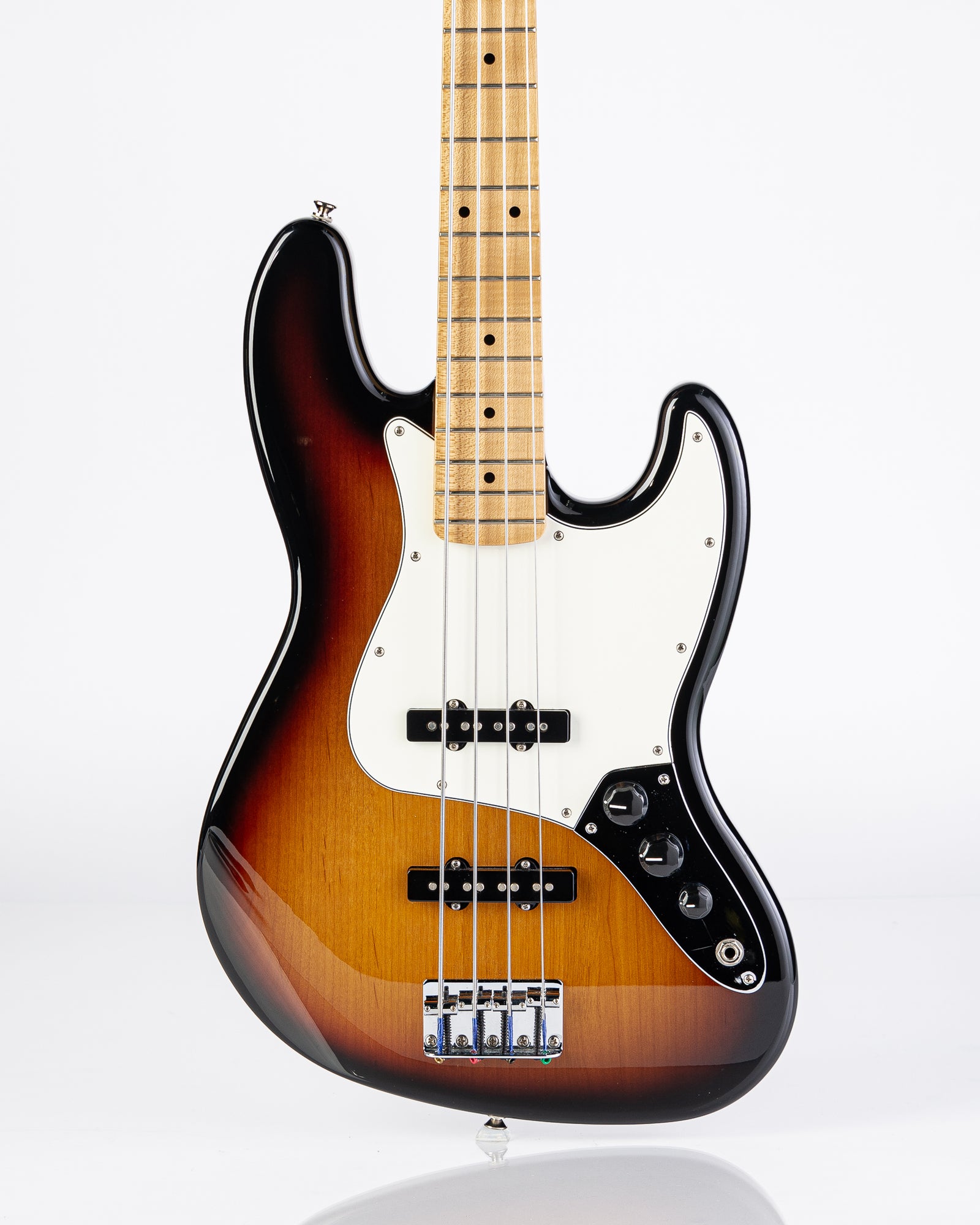USED Fender Standard Jazz Bass with Maple Fretboard - Brown Sunburst