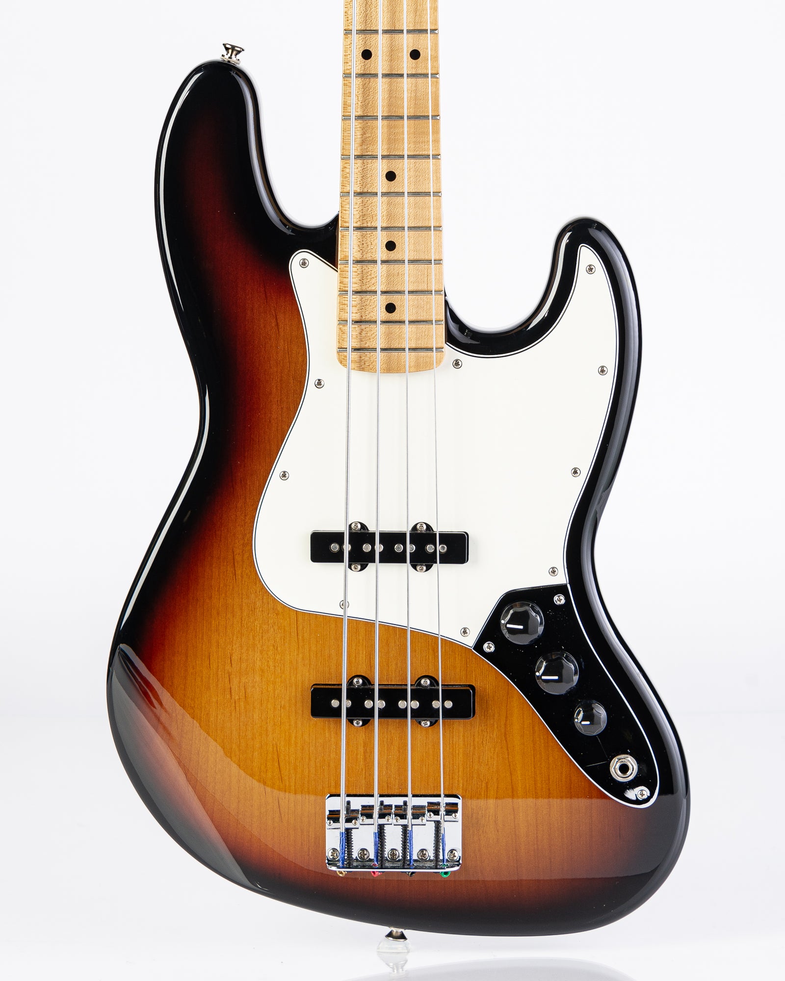 USED Fender Standard Jazz Bass with Maple Fretboard - Brown Sunburst
