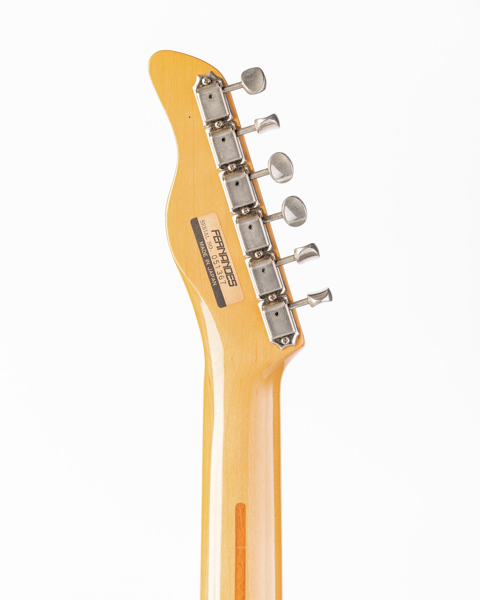 USED Fernandes Telecaster MIJ Electric Guitar - Natual