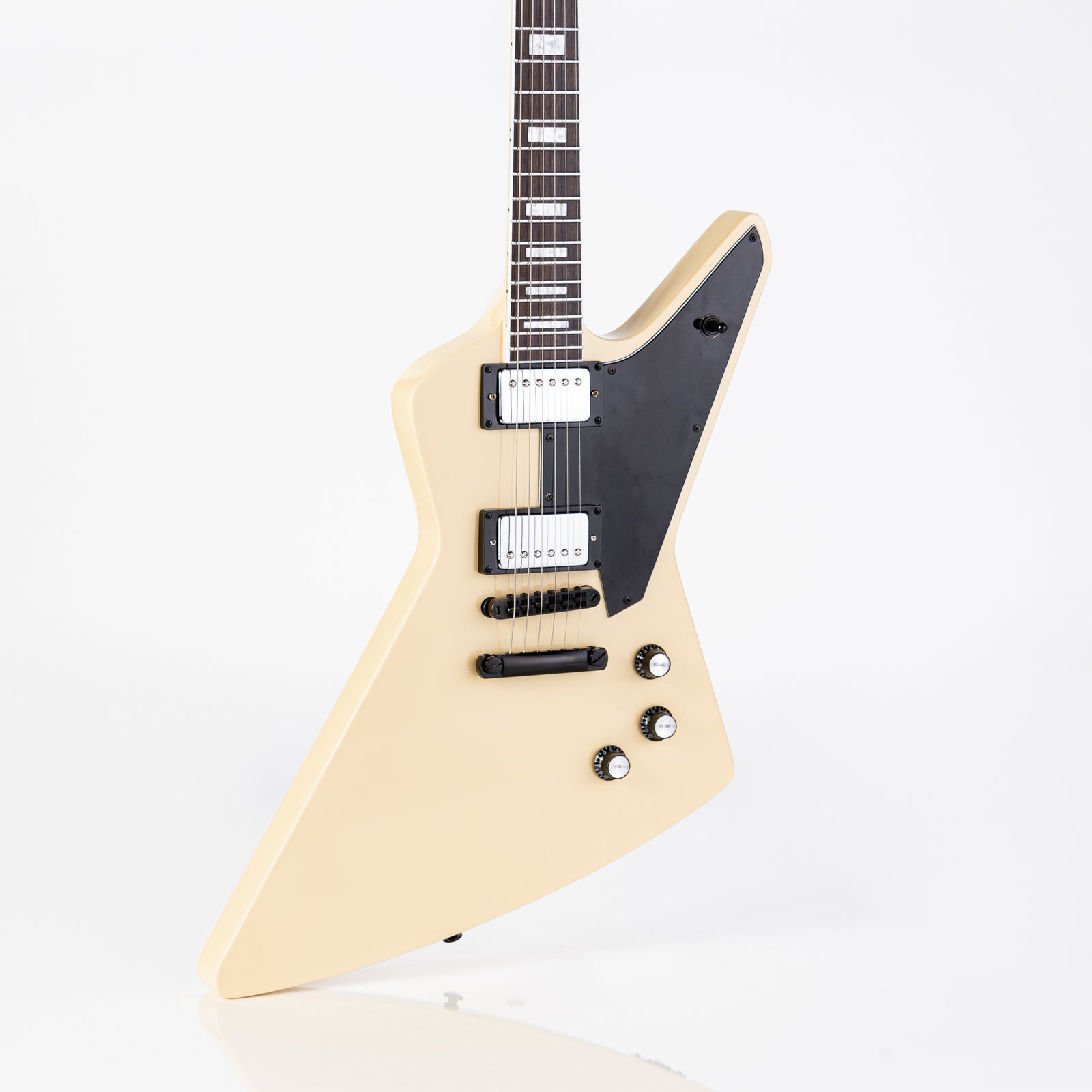 USED Firefly Explorer Classic Electric Guitar- Cream