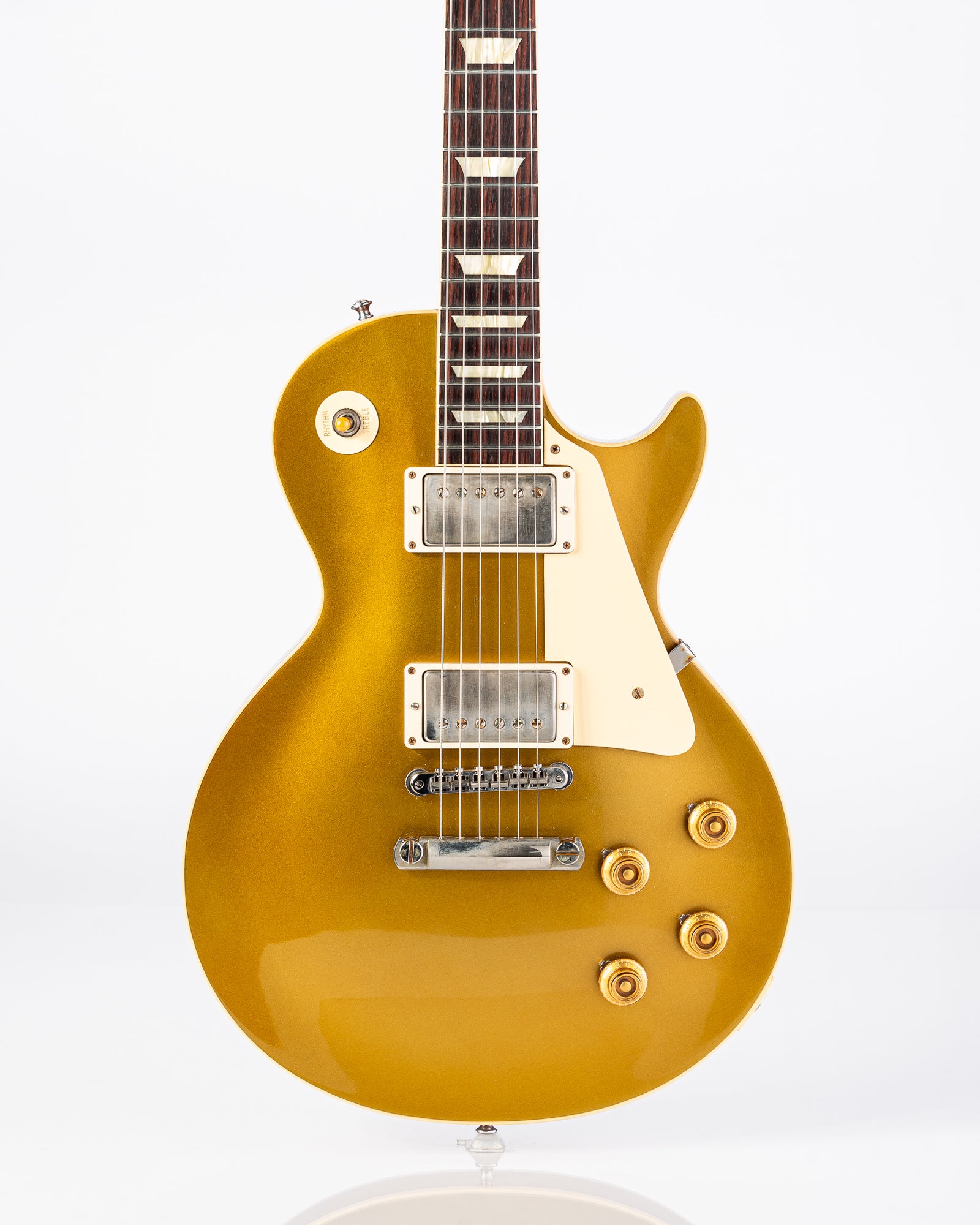 USED Gibson Les Paul Custom Shop 57' Reissue Electric Guitar- Gold Top w/OHSC