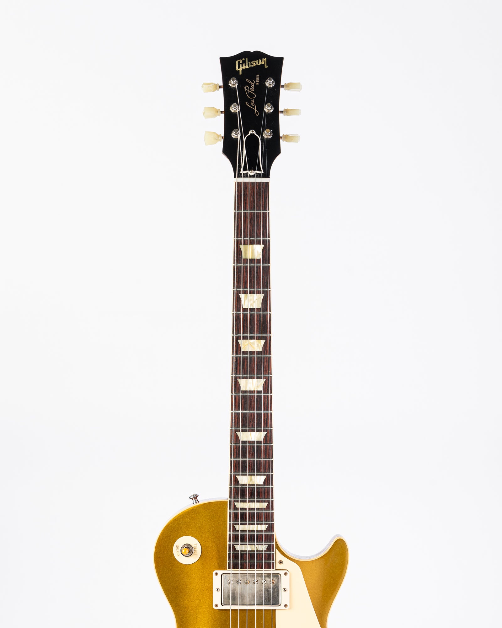 USED Gibson Les Paul Custom Shop 57' Reissue Electric Guitar- Gold Top w/OHSC