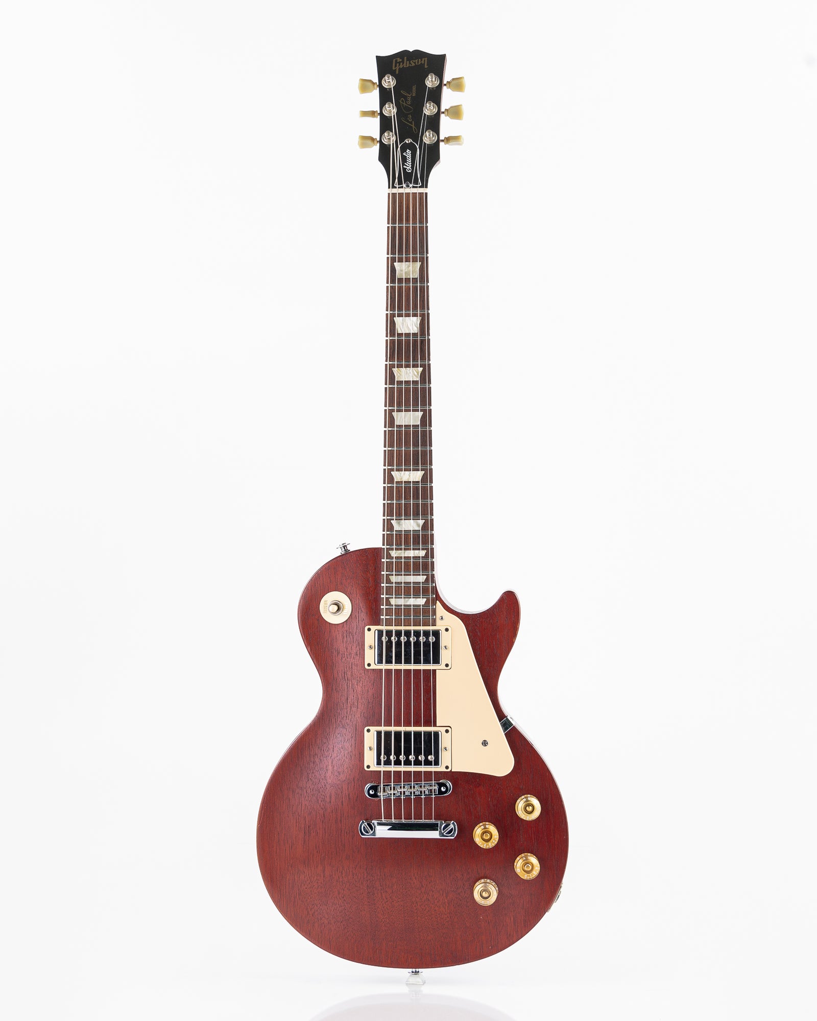 USED 2005 Gibson Les Paul Studio Vintage Electric Guitar - Worn Cherry with Gibson Hardshell Case