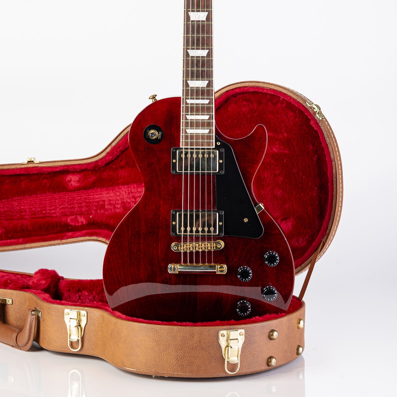 USED 2016 Gibson Les Paul Studio T Electric Guitar - Wine Red