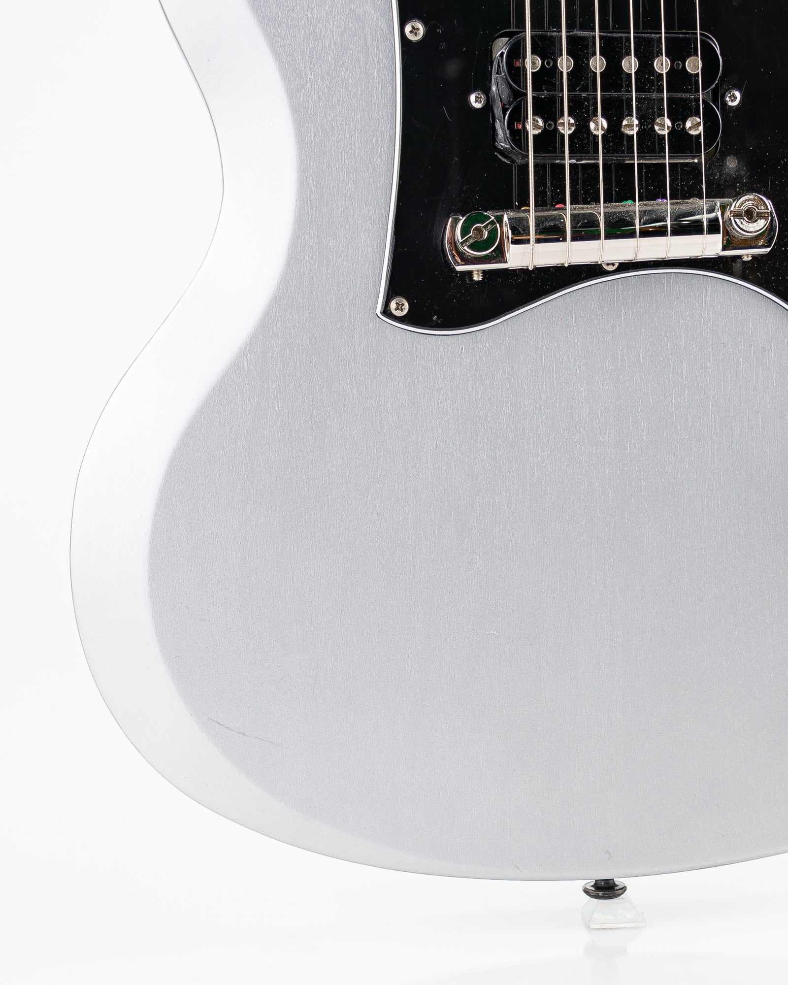 USED Gibson Melody Maker SG Electric Guitar - Satin Silver Nitro with Gig Bag