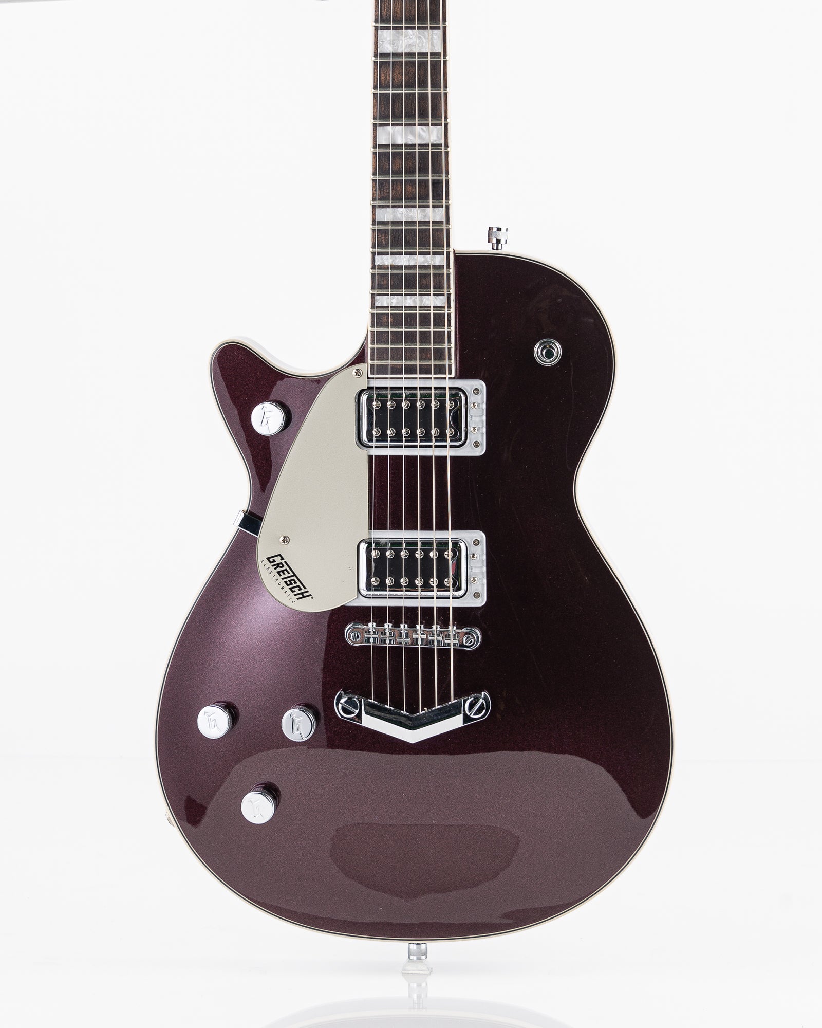 USED Gretsch G5220LH Electromatic Jet Left Handed Electric Guitar - Dark Cherry Metallic