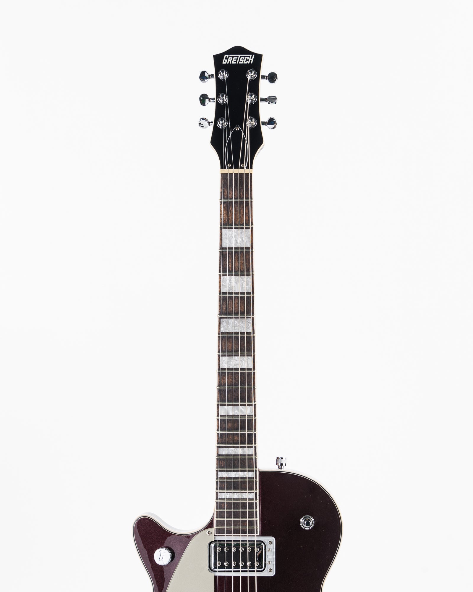 USED Gretsch G5220LH Electromatic Jet Left Handed Electric Guitar - Dark Cherry Metallic