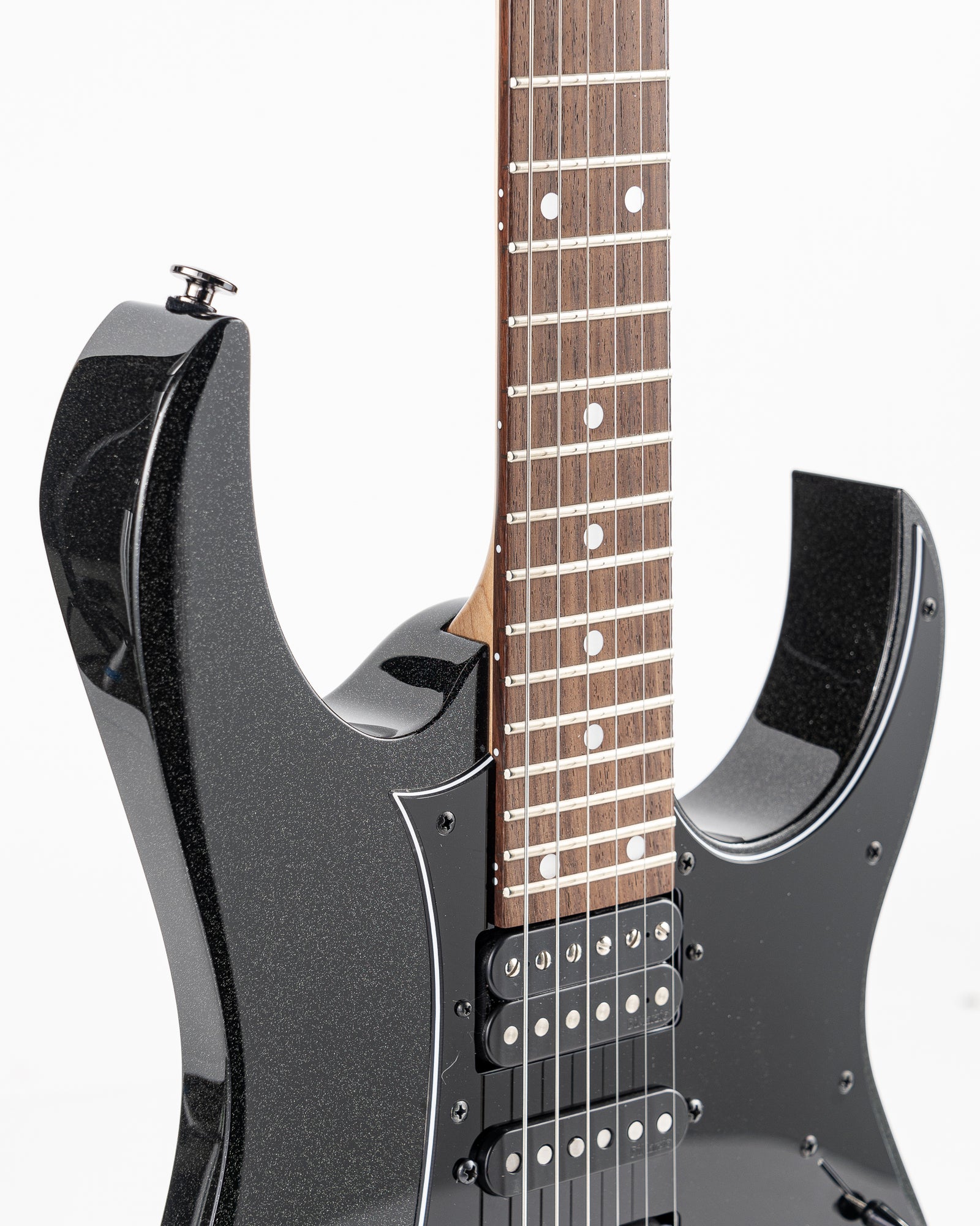 USED Ibanez RG655-GK Prestige Electric Guitar - Galaxy Black with Hardshell Case