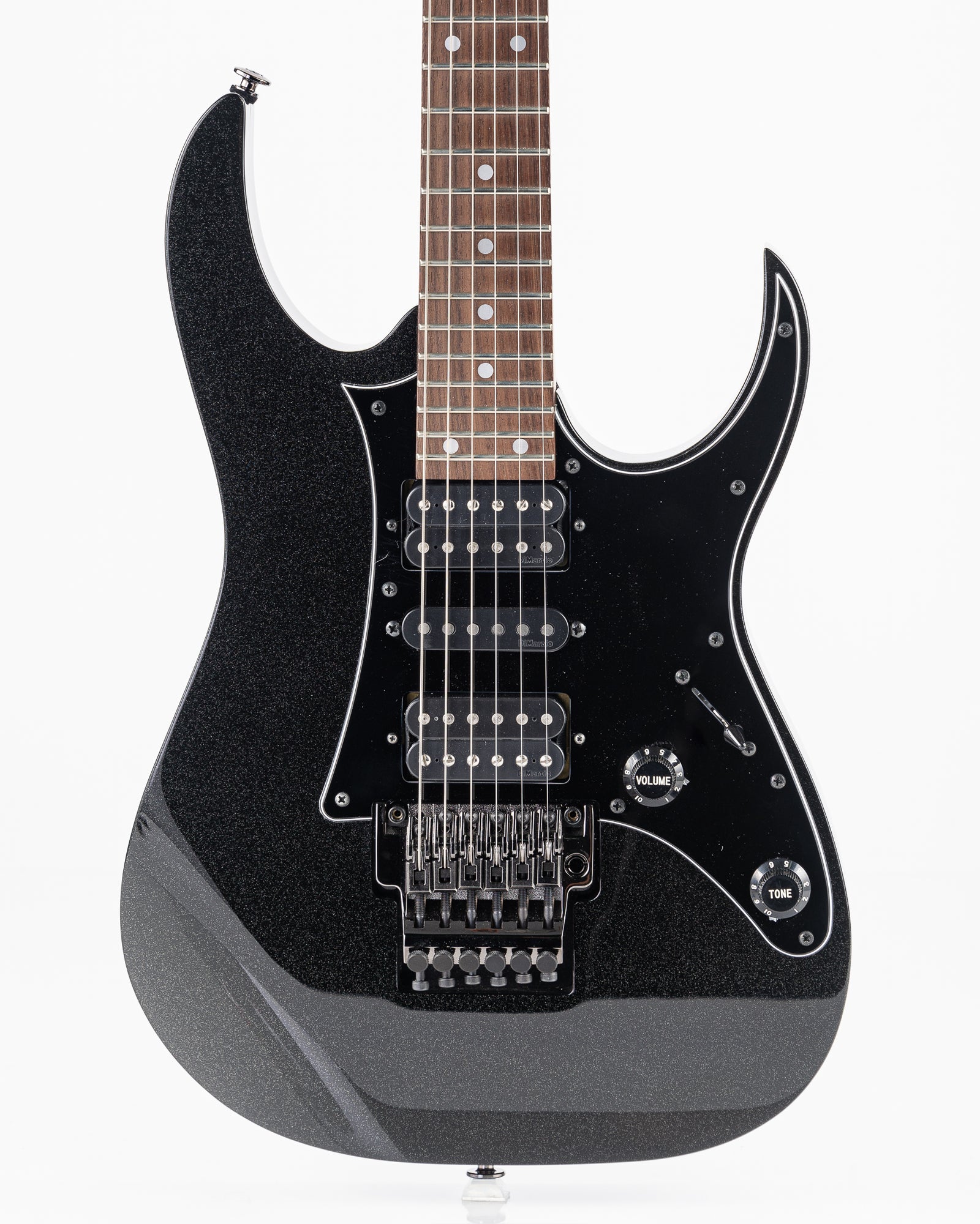 USED Ibanez RG655-GK Prestige Electric Guitar - Galaxy Black with Hardshell Case