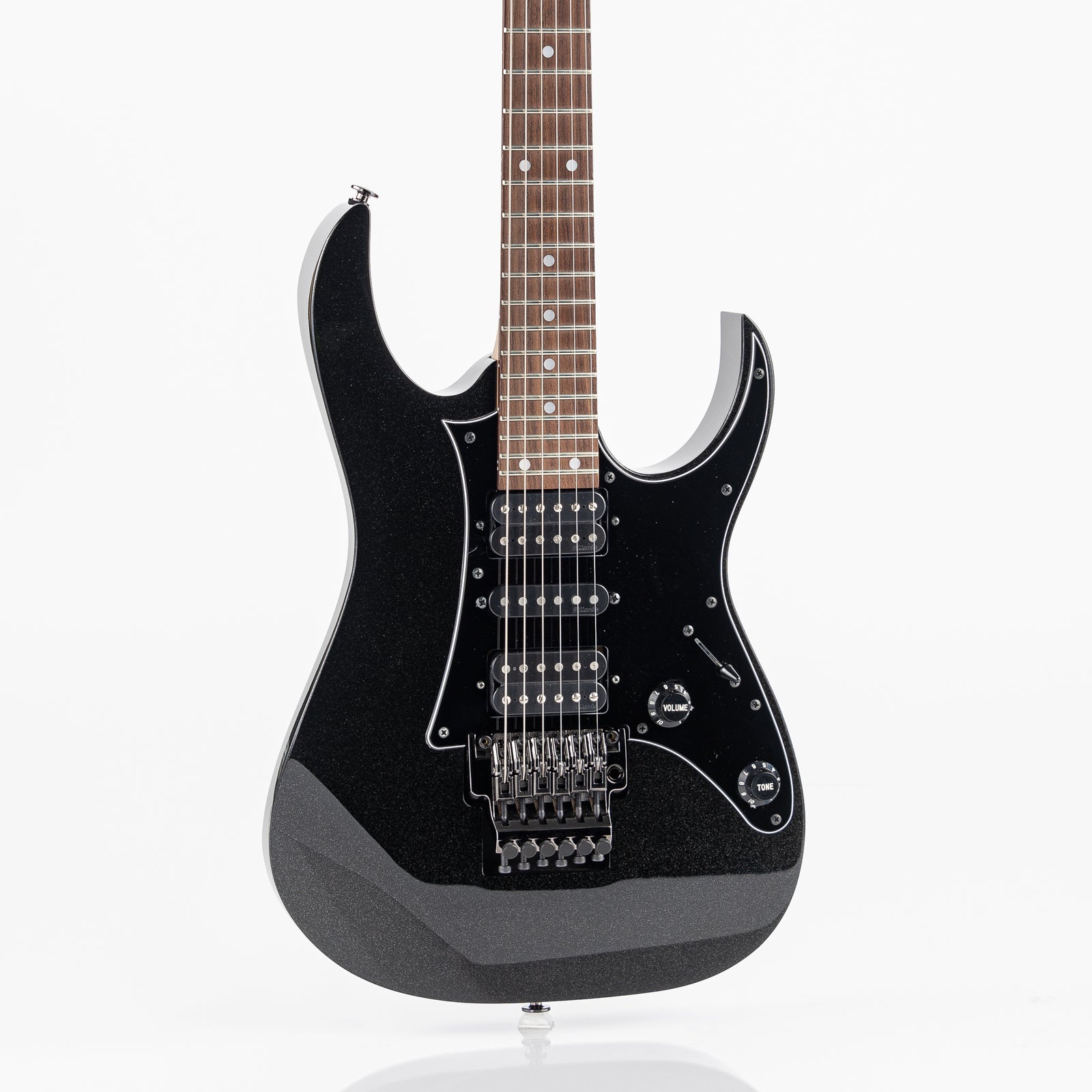 USED Ibanez RG655-GK Prestige Electric Guitar - Galaxy Black with Hardshell Case