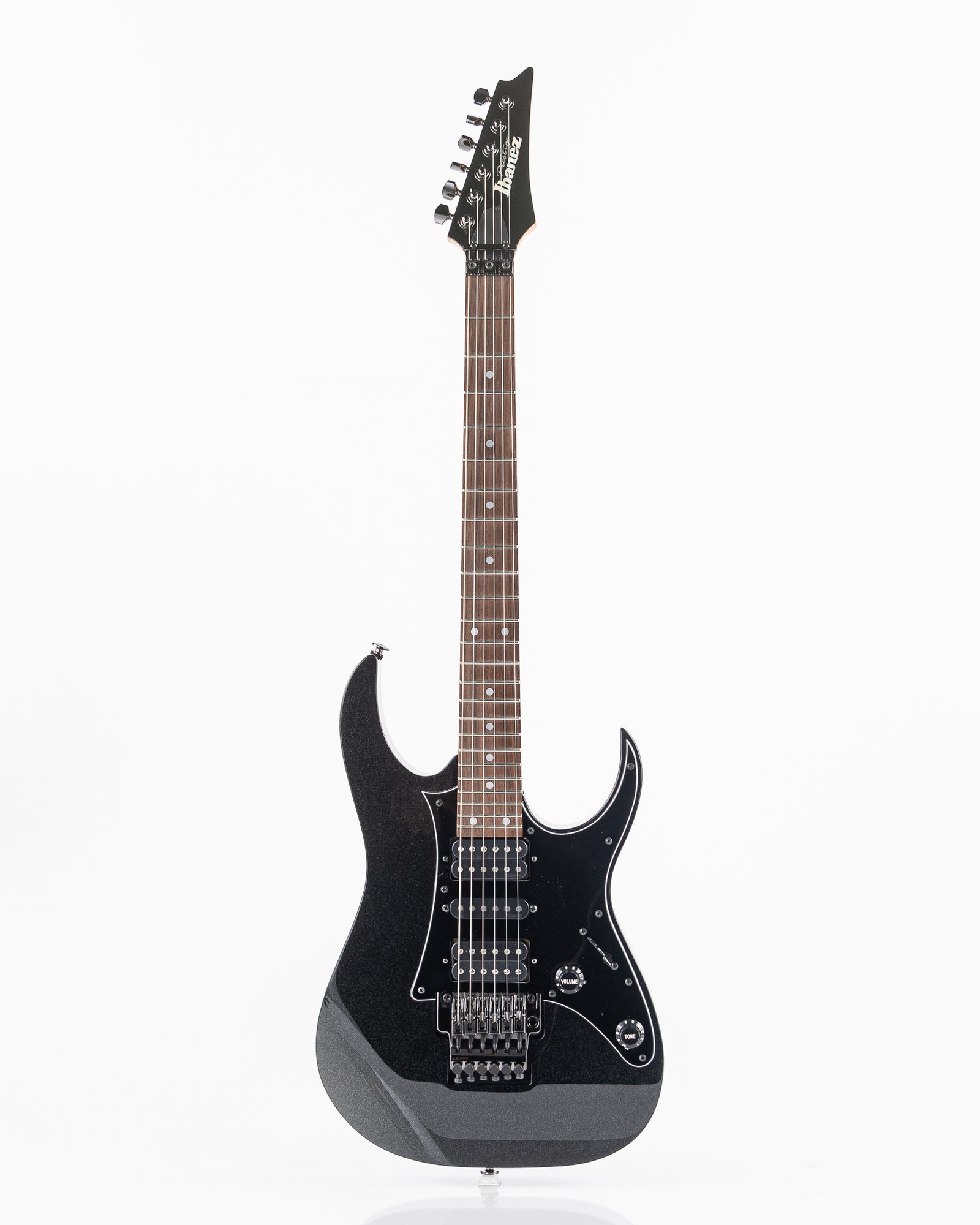 USED Ibanez RG655-GK Prestige Electric Guitar - Galaxy Black with Hardshell Case