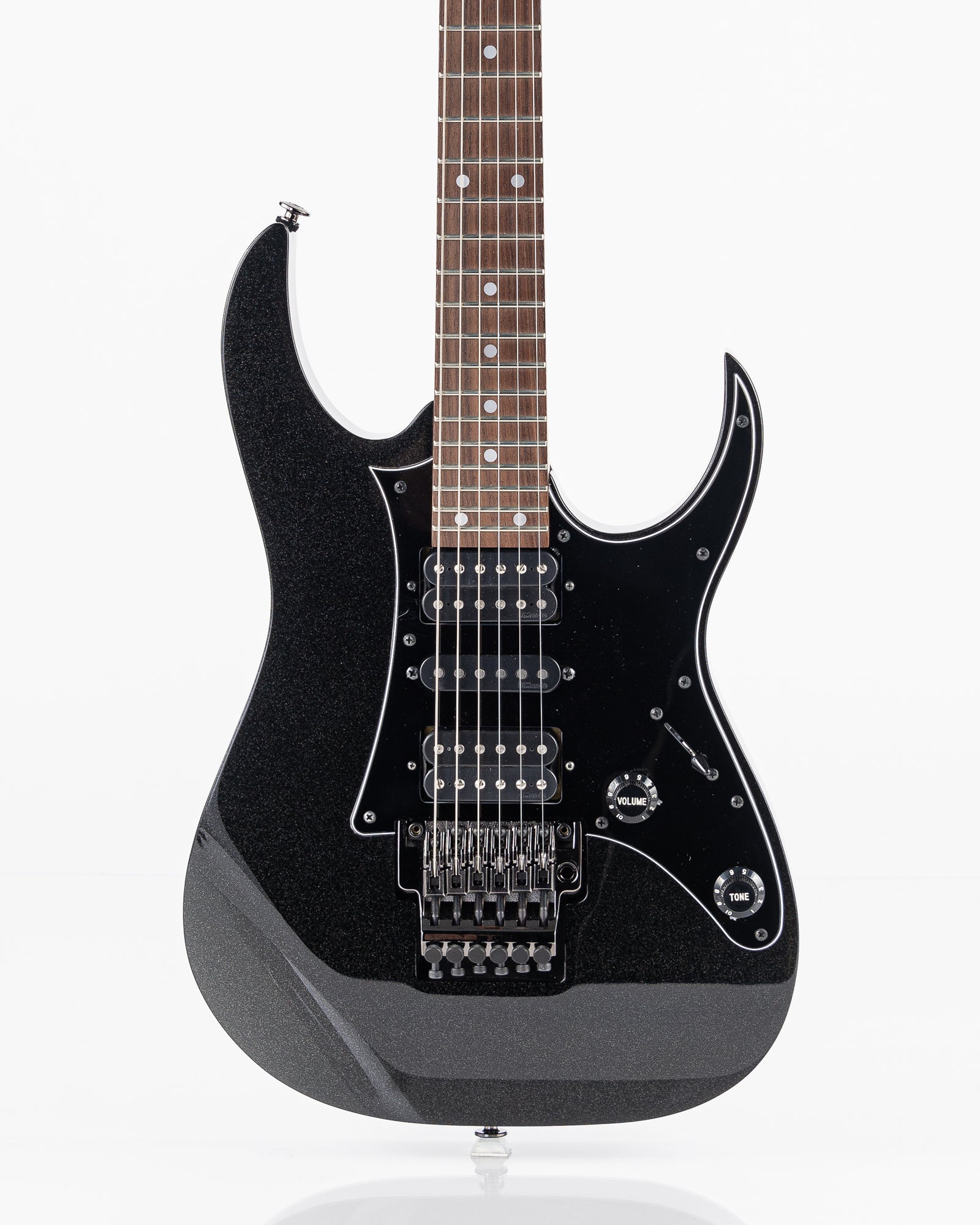 USED Ibanez RG655-GK Prestige Electric Guitar - Galaxy Black with Hardshell Case