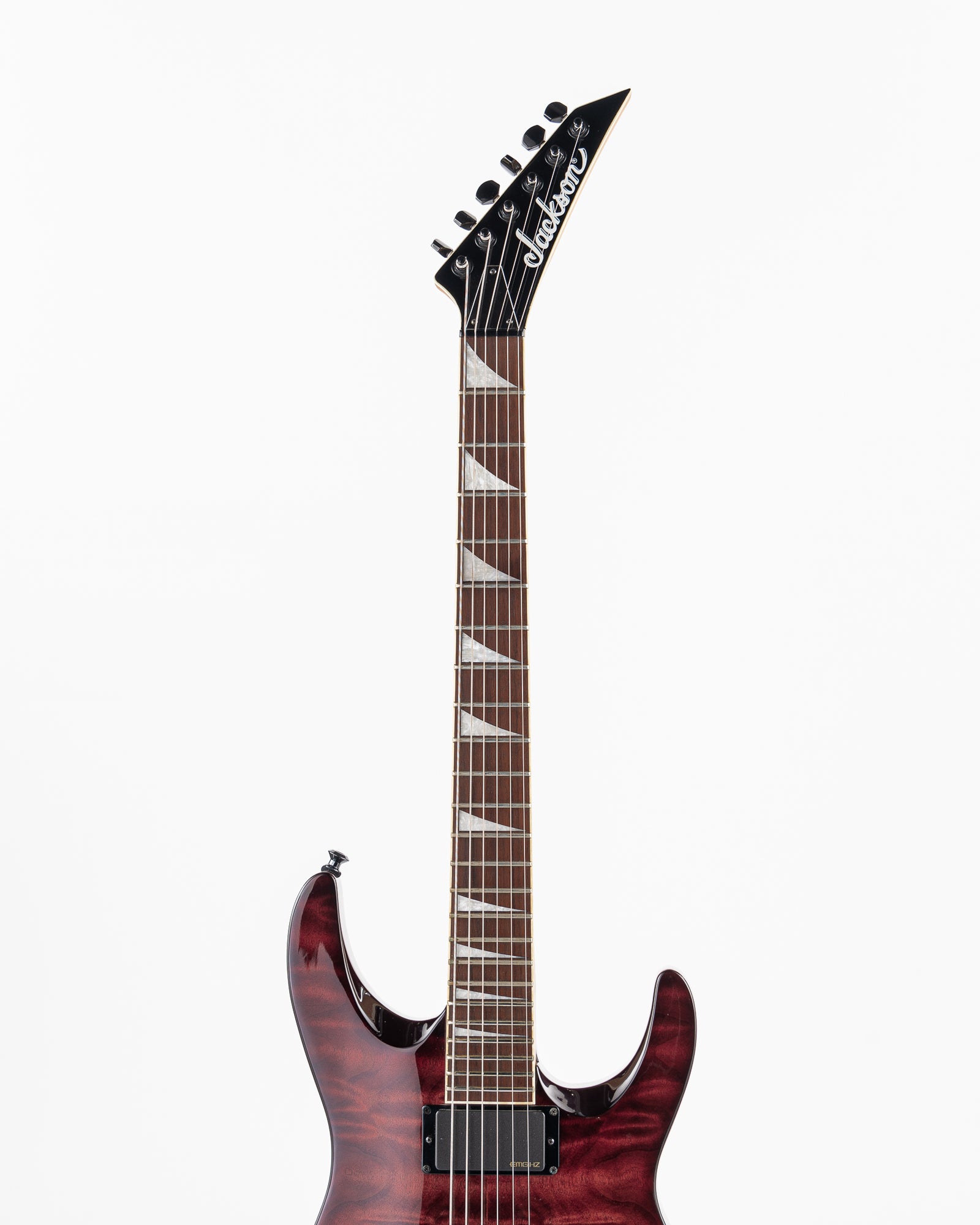 USED Jackson Dinky DKXT Electric Guitar- Transparent Red