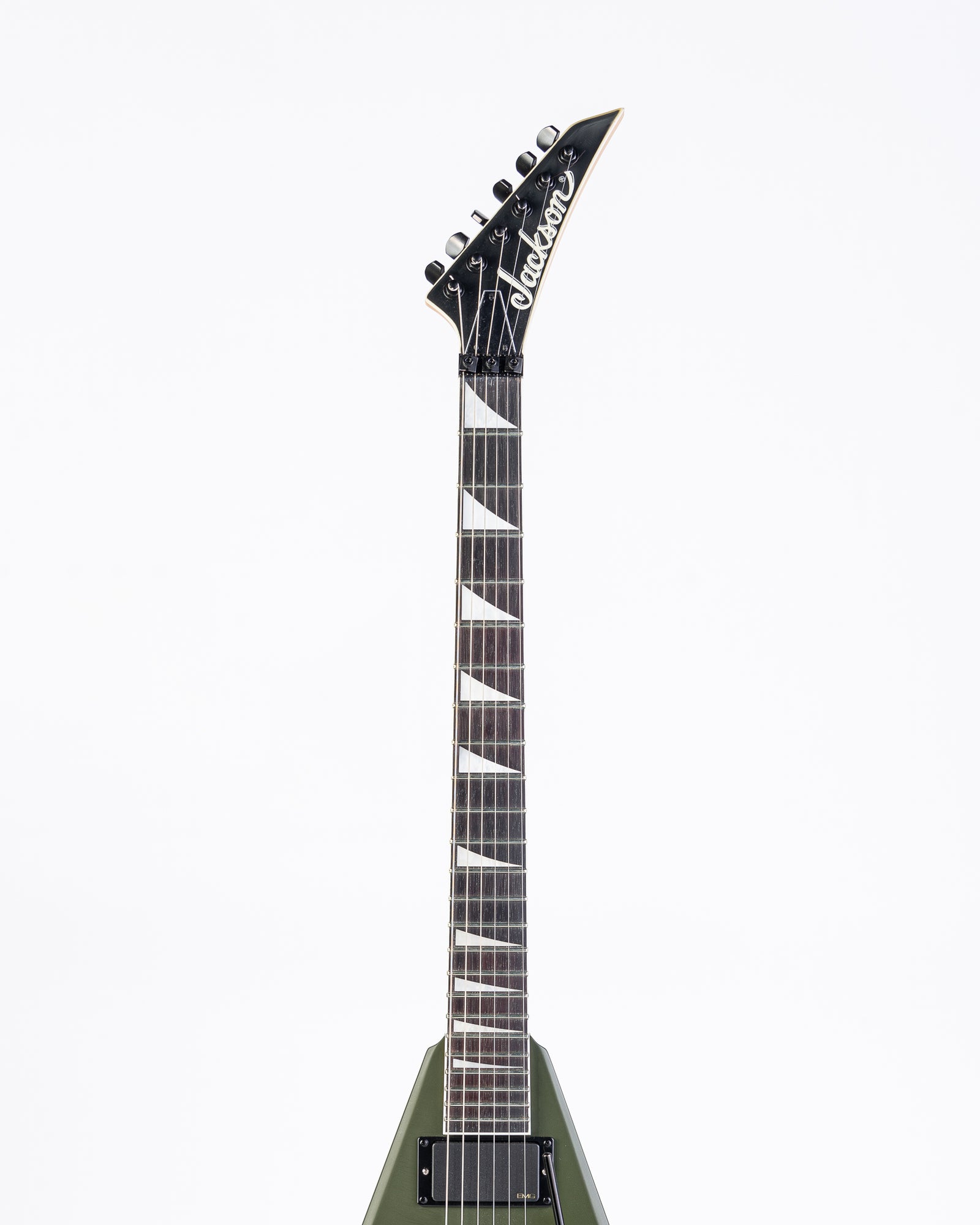 USED Jackson JS32 King V Matte Army Drab w/Kerry King EMG Pickups