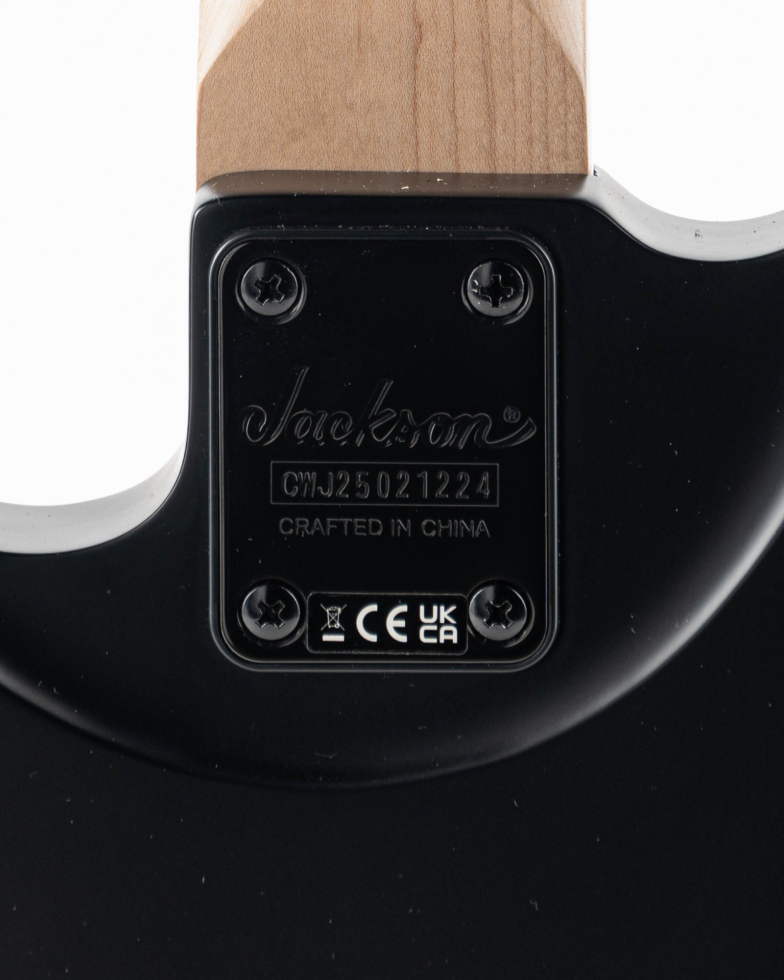 USED Jackson Limited Edition JS Series JS1M Concert Electric Bass - Black Satin