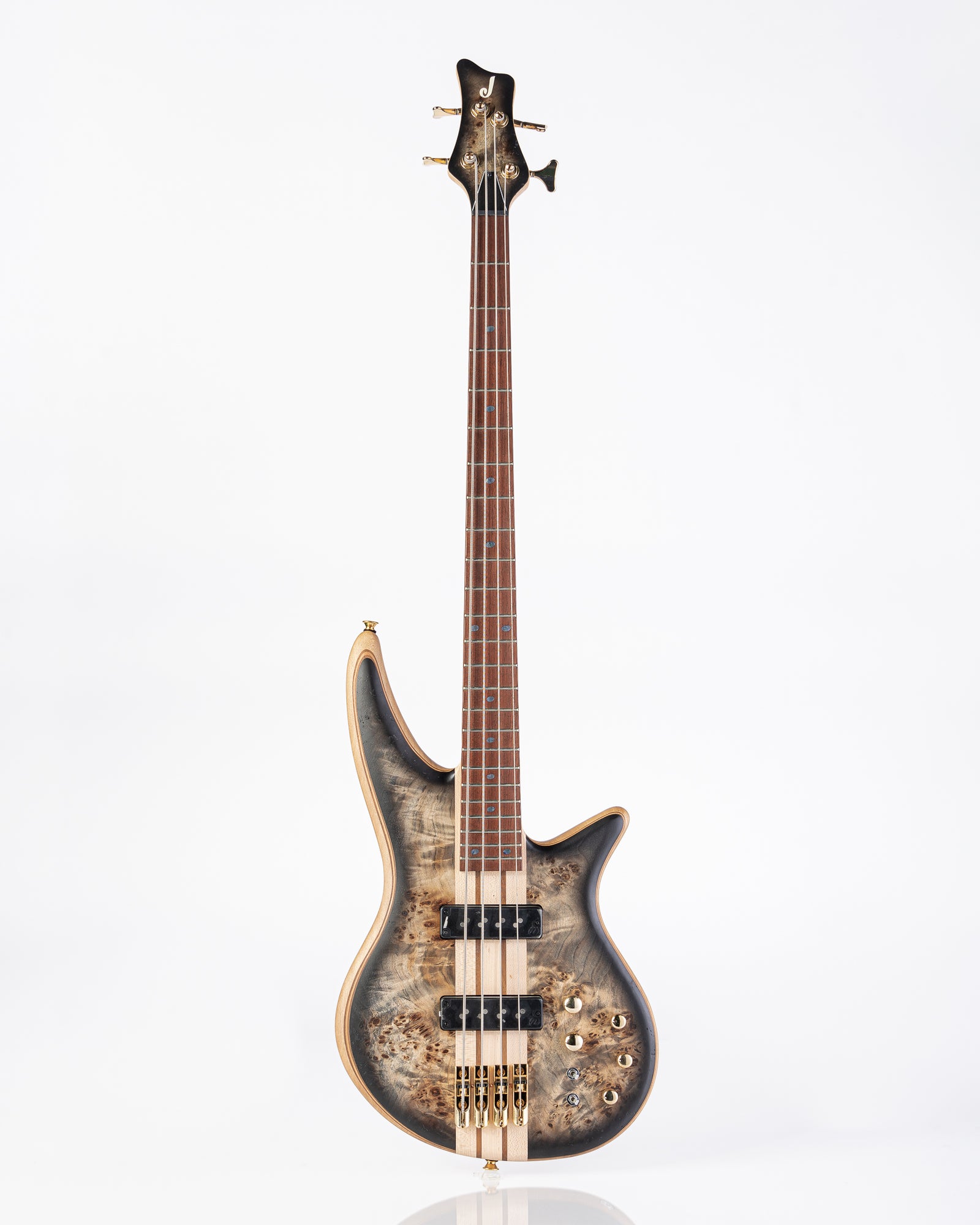 USED Jackson Pro Series Spectra Bass SBP IV with Caramelized Jatoba Fingerboard - Transparent Black Burst