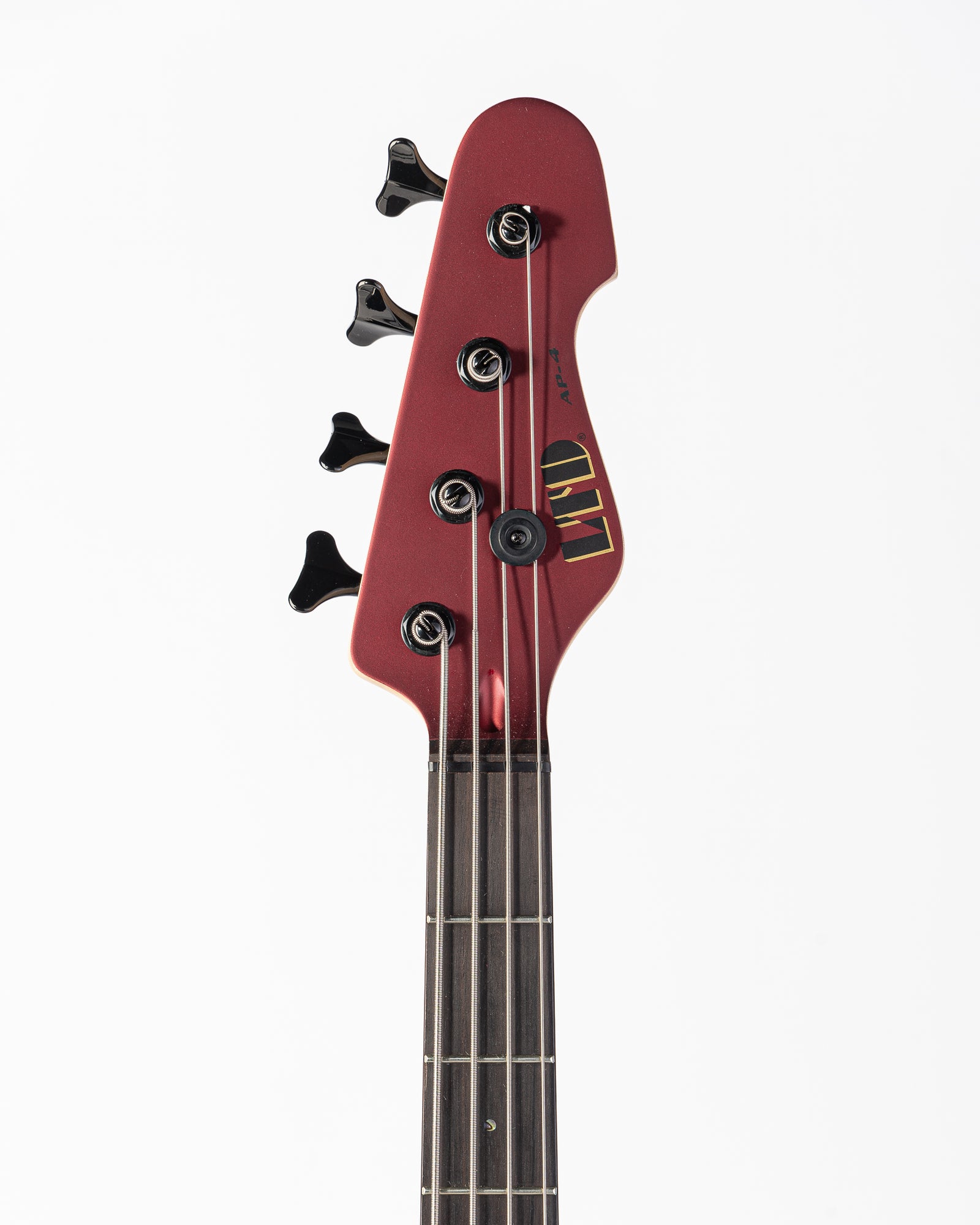 USED ESP LTD AP-4 Bass Guitar - Candy Apple Red Satin