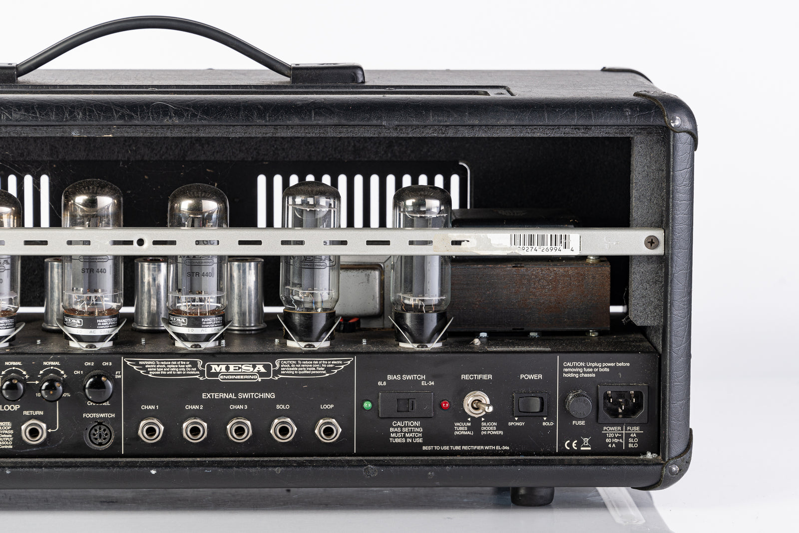 USED Mesa Boogie Dual Rectifier 3-Channel 100 Watt Guitar Amplifier Head