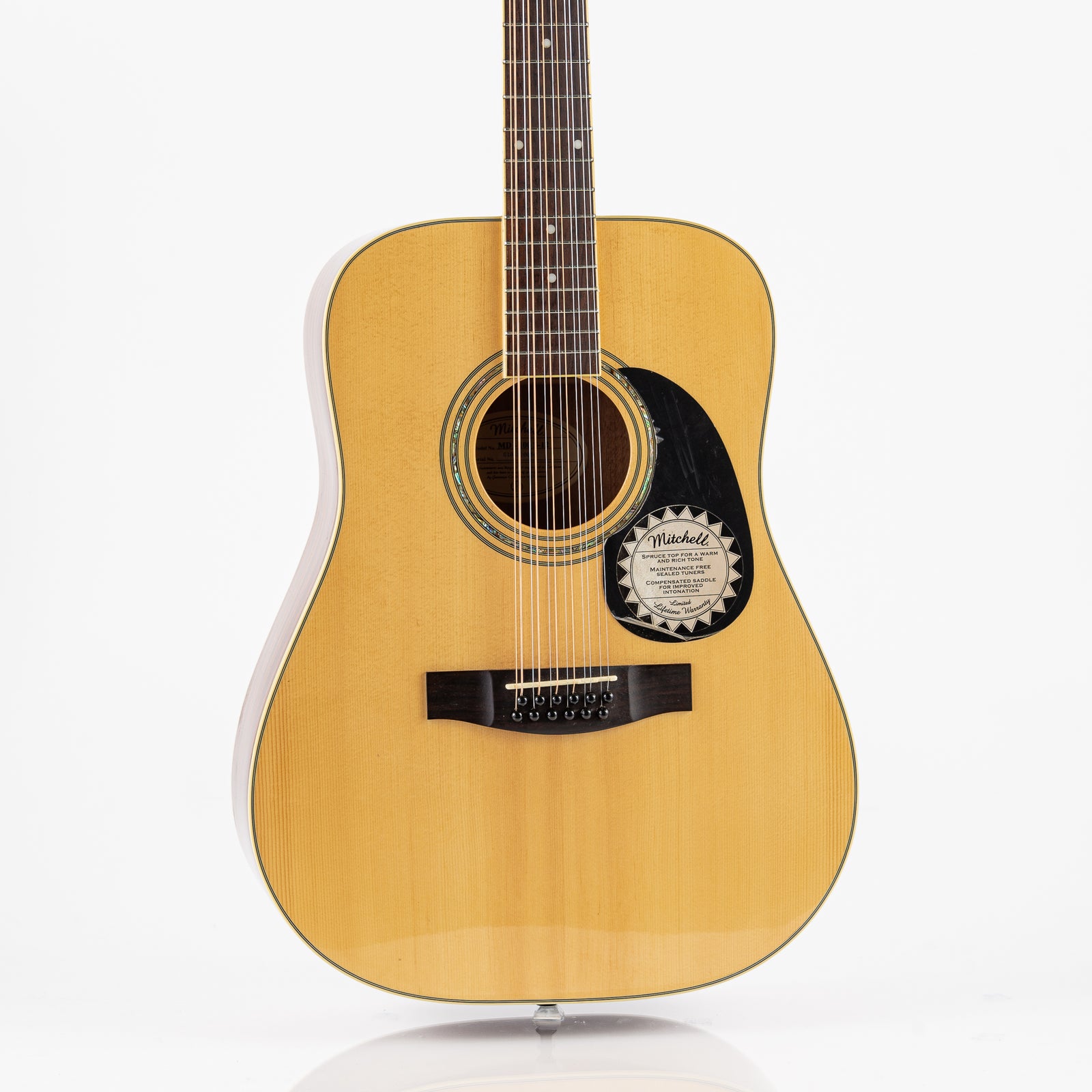 USED Mitchell MD100S 12 String Acoustic Guitar - Natural
