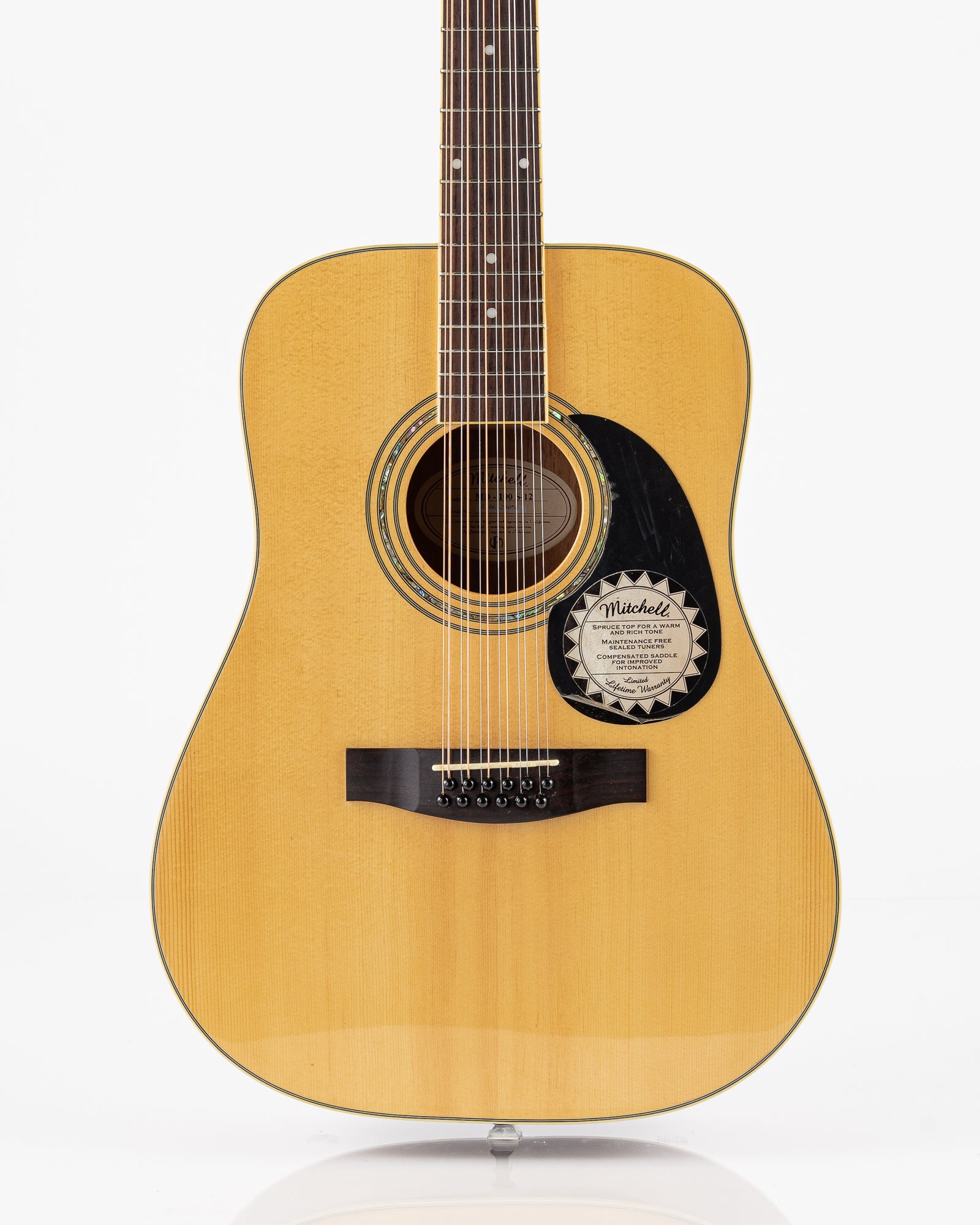 USED Mitchell MD100S 12 String Acoustic Guitar - Natural