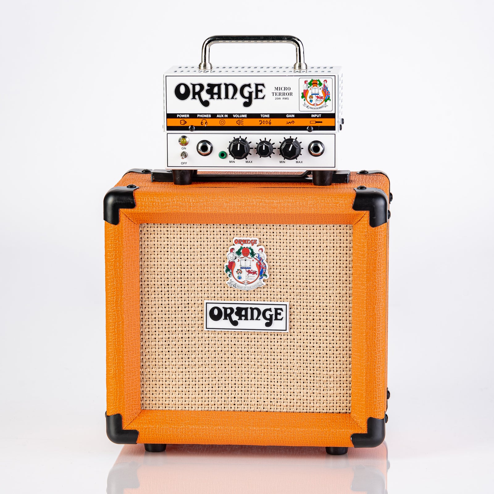 USED Orange Micro Terror Head and PPC108 Cabinet Mini Half-Stack
