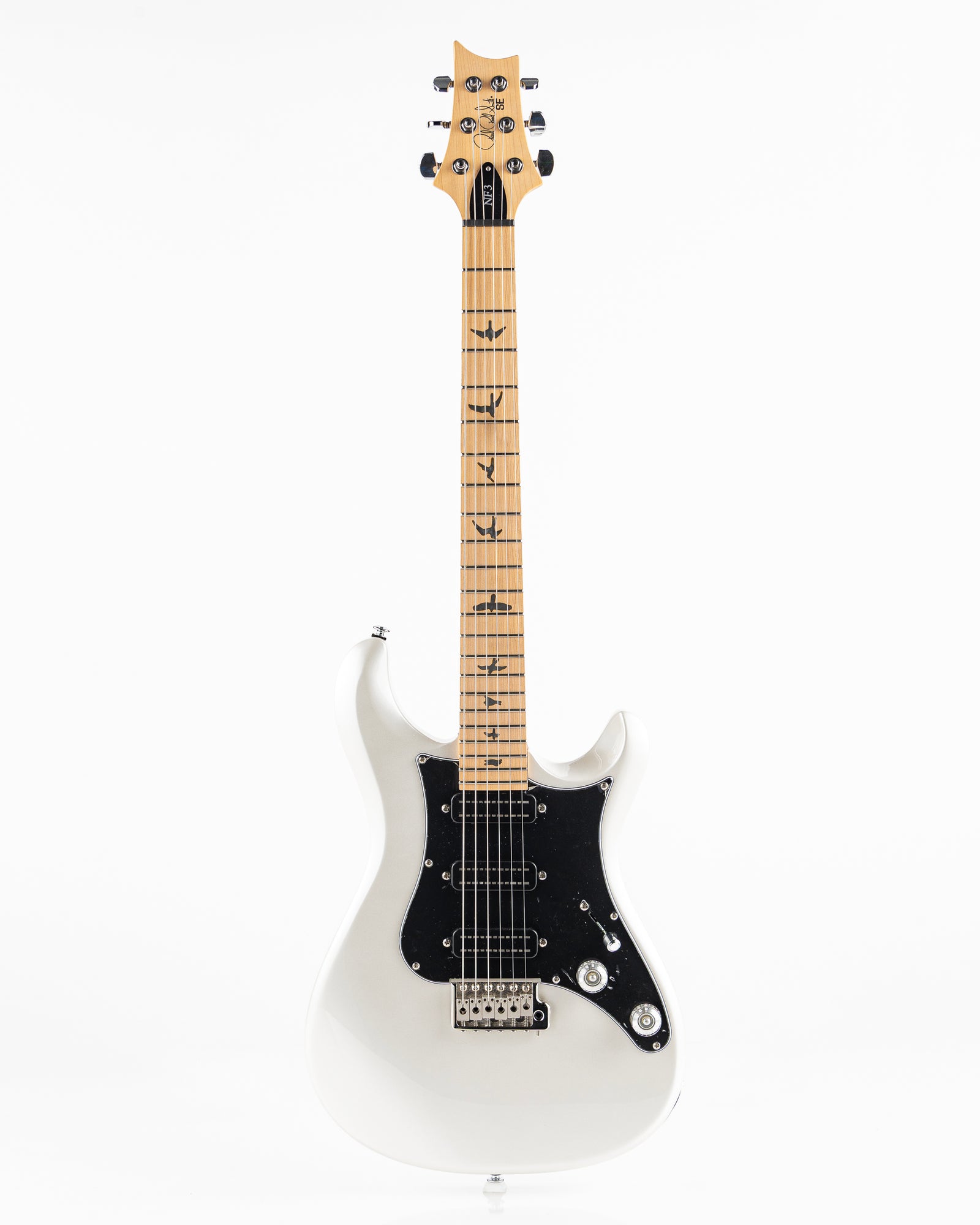 USED PRS SE NF3M Maple Electric Guitar - White Pearl